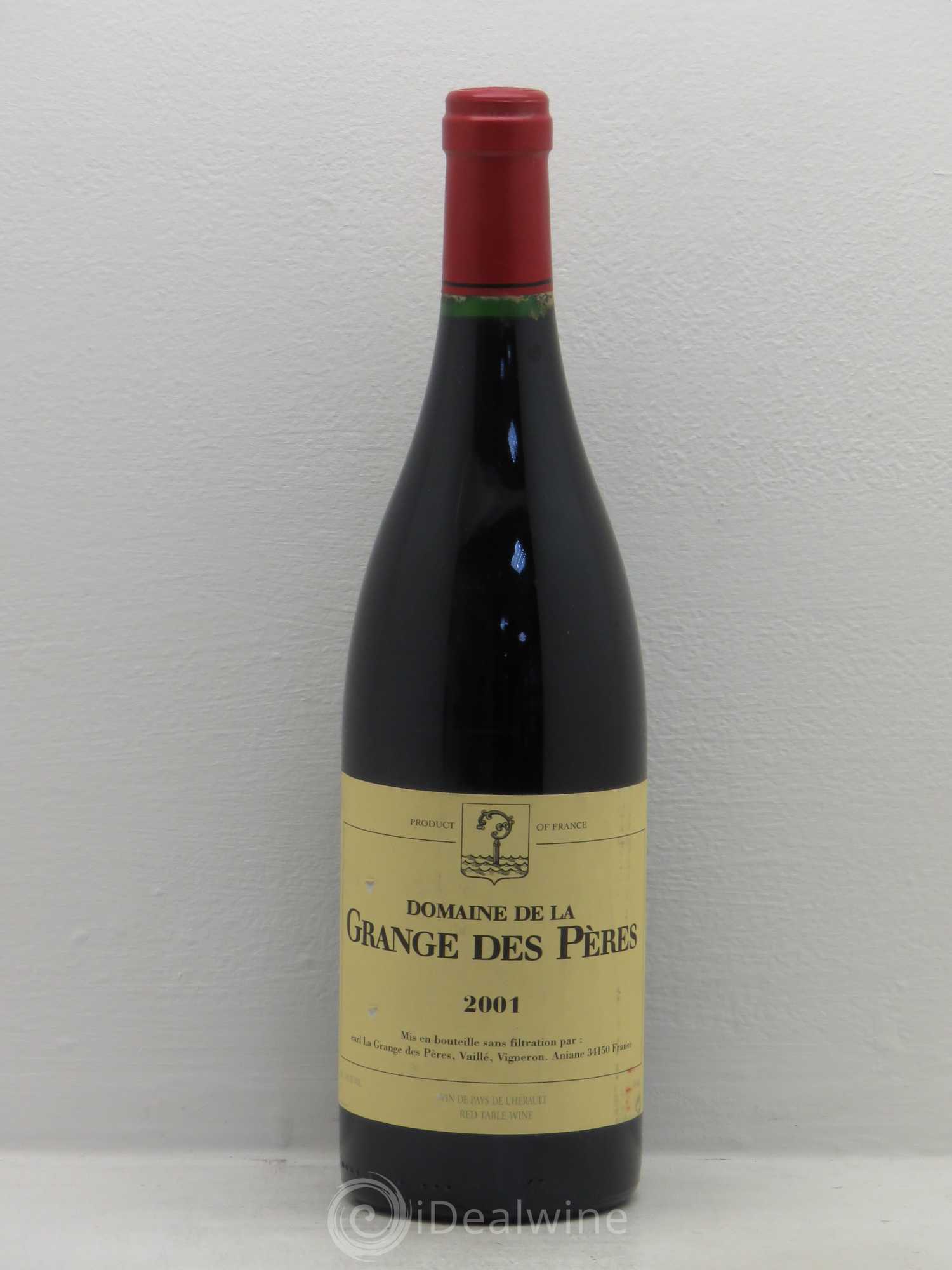 Pays d'Hérault Grange des Pères Laurent Vaillé 2001 - Lot de 1 bouteille - 0