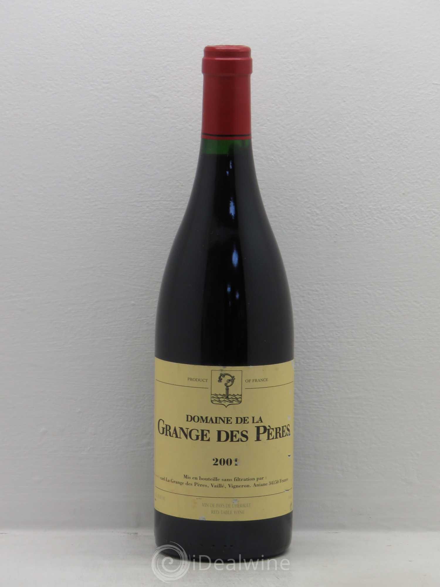 Pays d'Hérault Grange des Pères Laurent Vaillé 2001 - Lotto di 1 bottiglia - 0