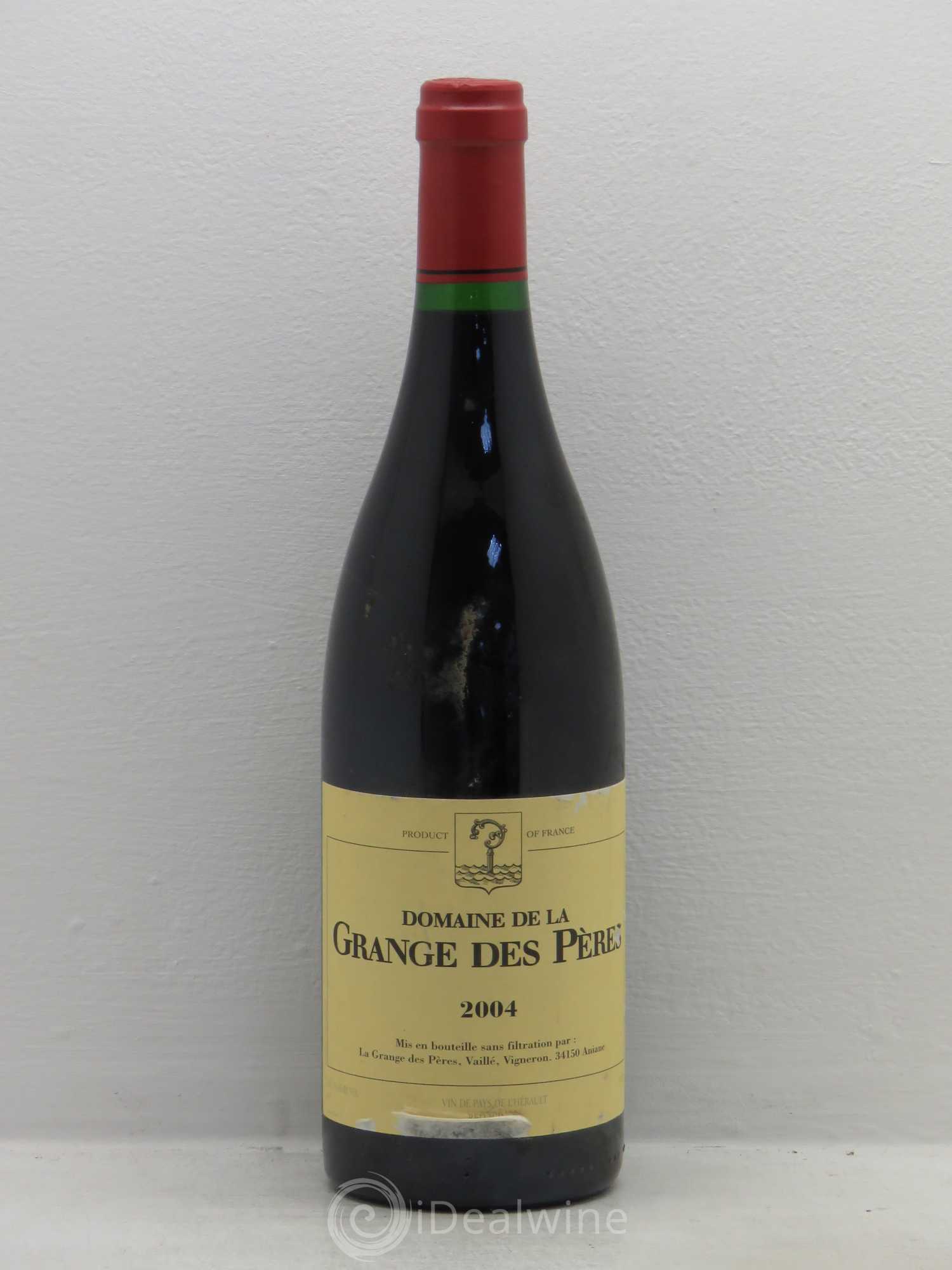 Pays d'Hérault Grange des Pères Laurent Vaillé 2004 - Lot de 1 bouteille - 0