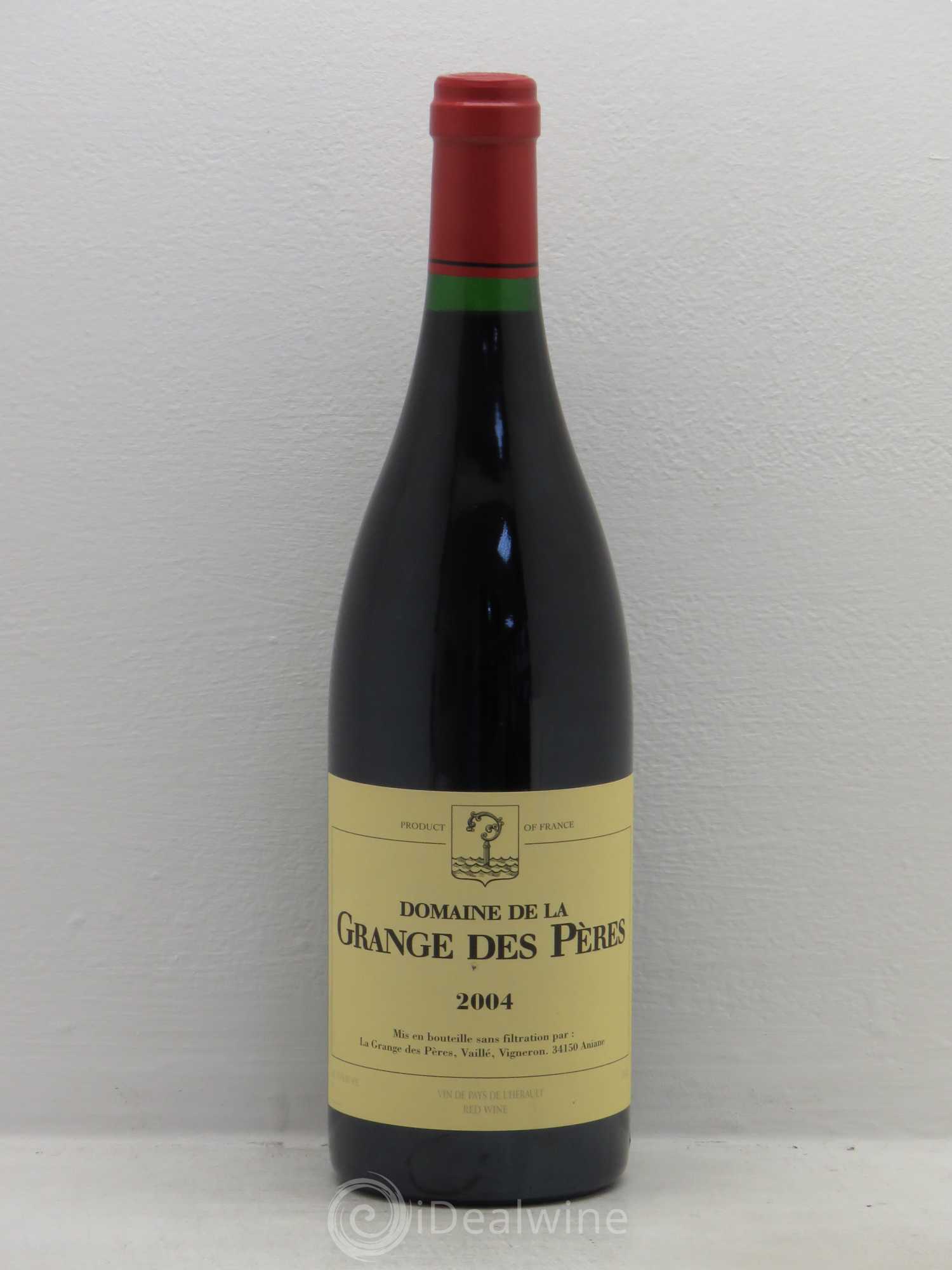Pays d'Hérault Grange des Pères Laurent Vaillé 2004 - Lot de 1 bouteille - 0