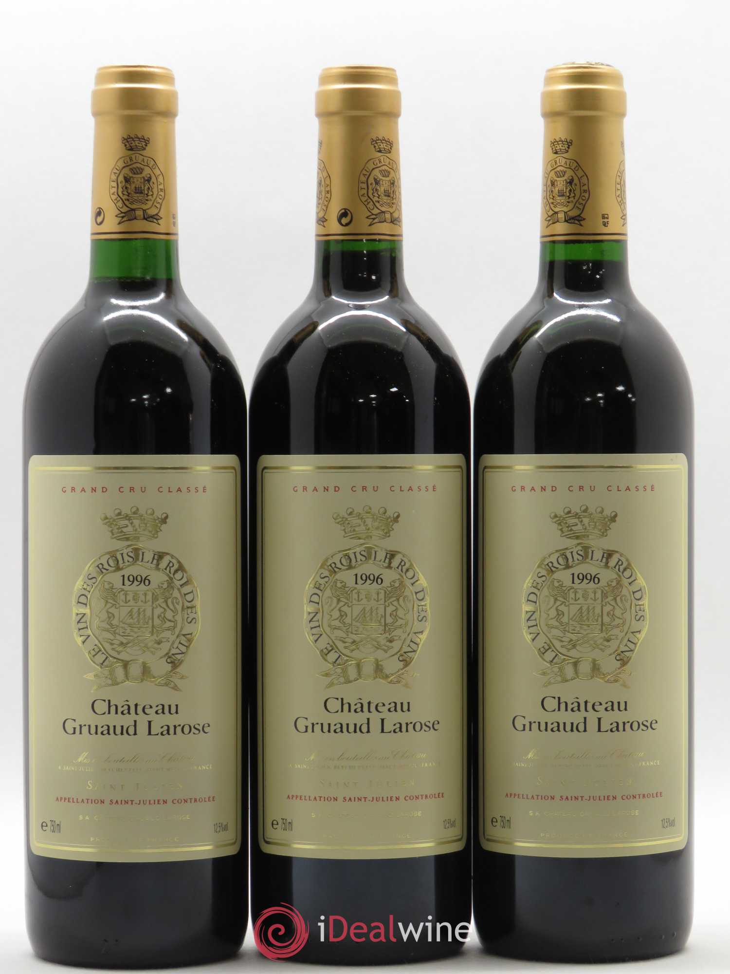 Château Gruaud Larose 2ème Grand Cru Classé 1996 - Lot de 12 bouteilles - 1