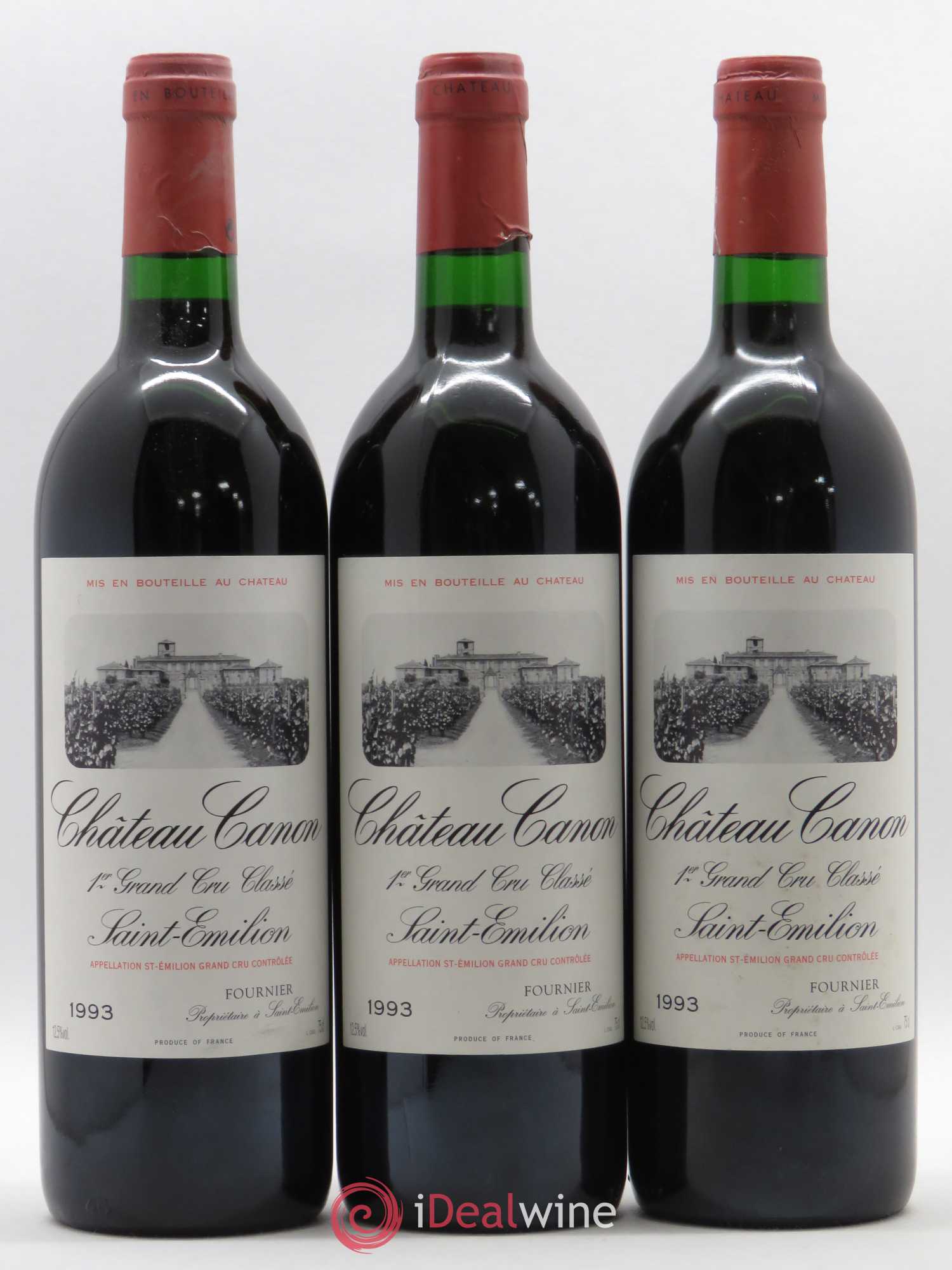 Château Canon 1er Grand Cru Classé B 1993 - Lot de 12 bouteilles - 4