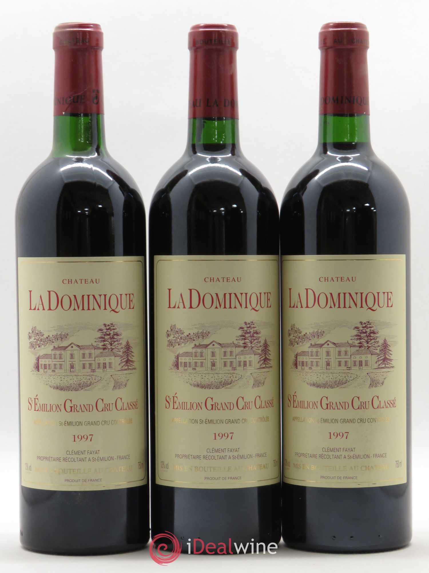 Château la Dominique Grand Cru Classé 1997 - Lot de 12 bouteilles - 2