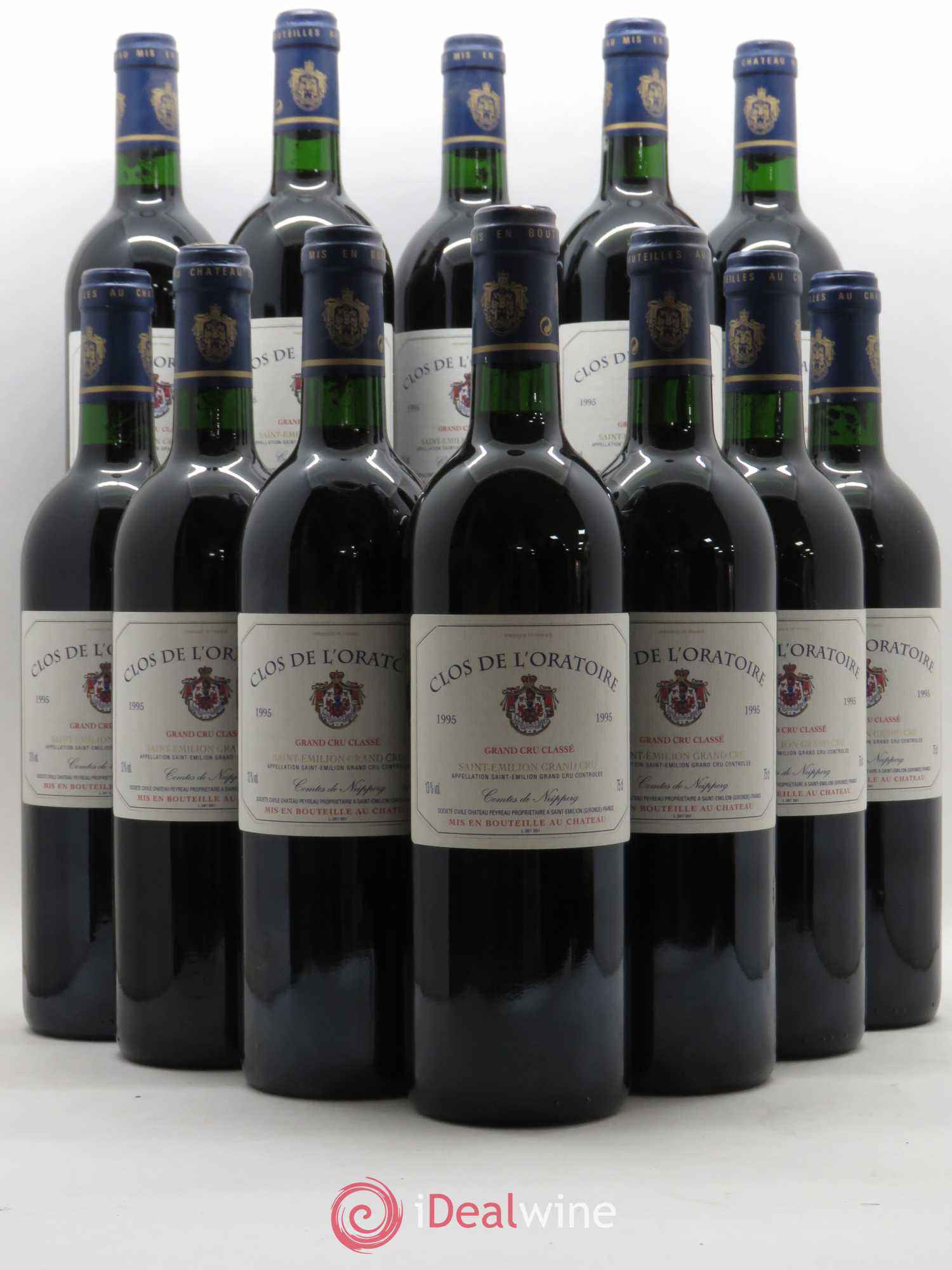 Clos de l'Oratoire Grand Cru Classé 1995 - Lot de 12 bouteilles - 0