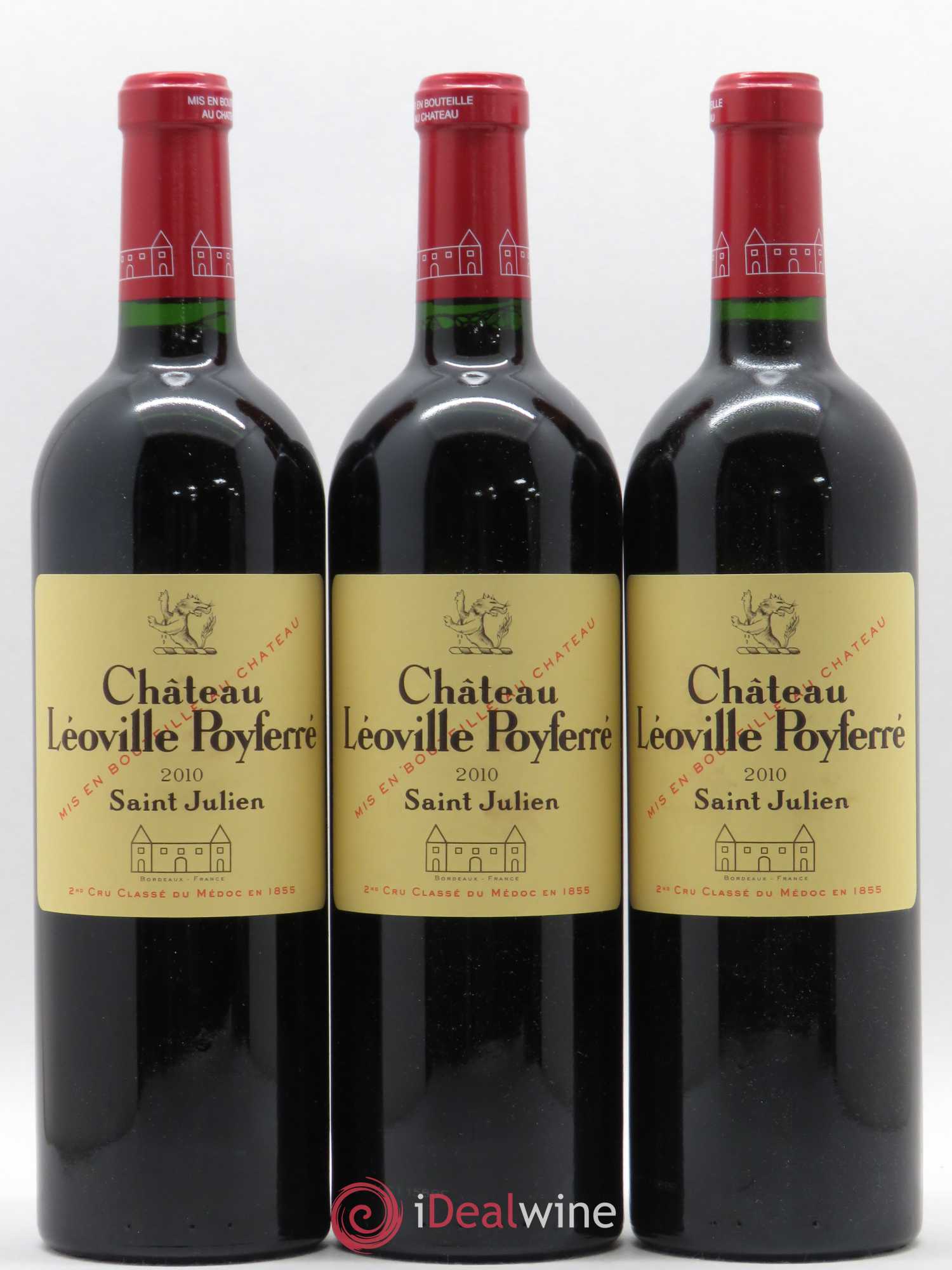 Château Léoville Poyferré 2ème Grand Cru Classé 2010 - Lotto di 6 bottiglie - 1