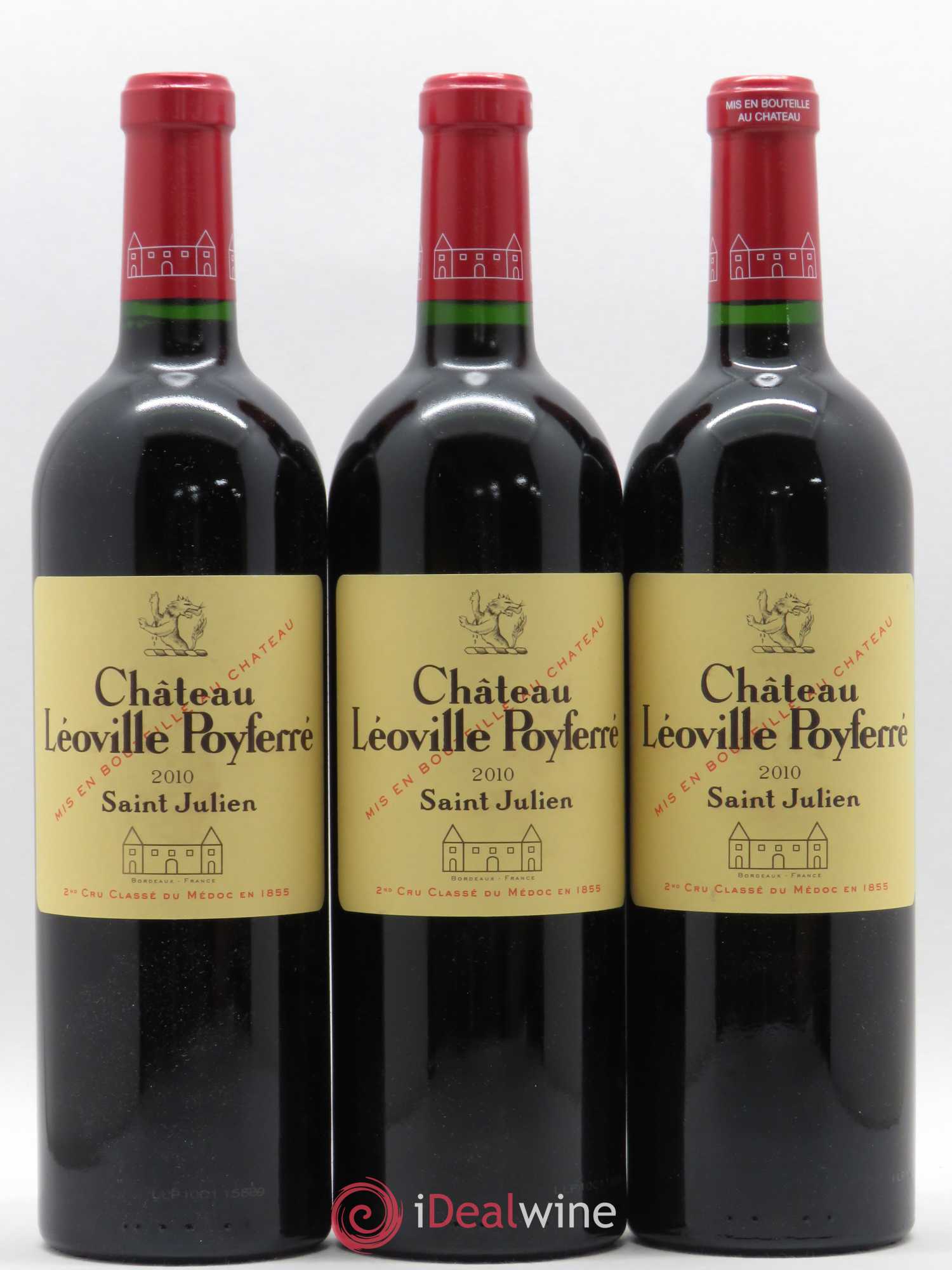 Château Léoville Poyferré 2ème Grand Cru Classé 2010 - Lotto di 6 bottiglie - 2