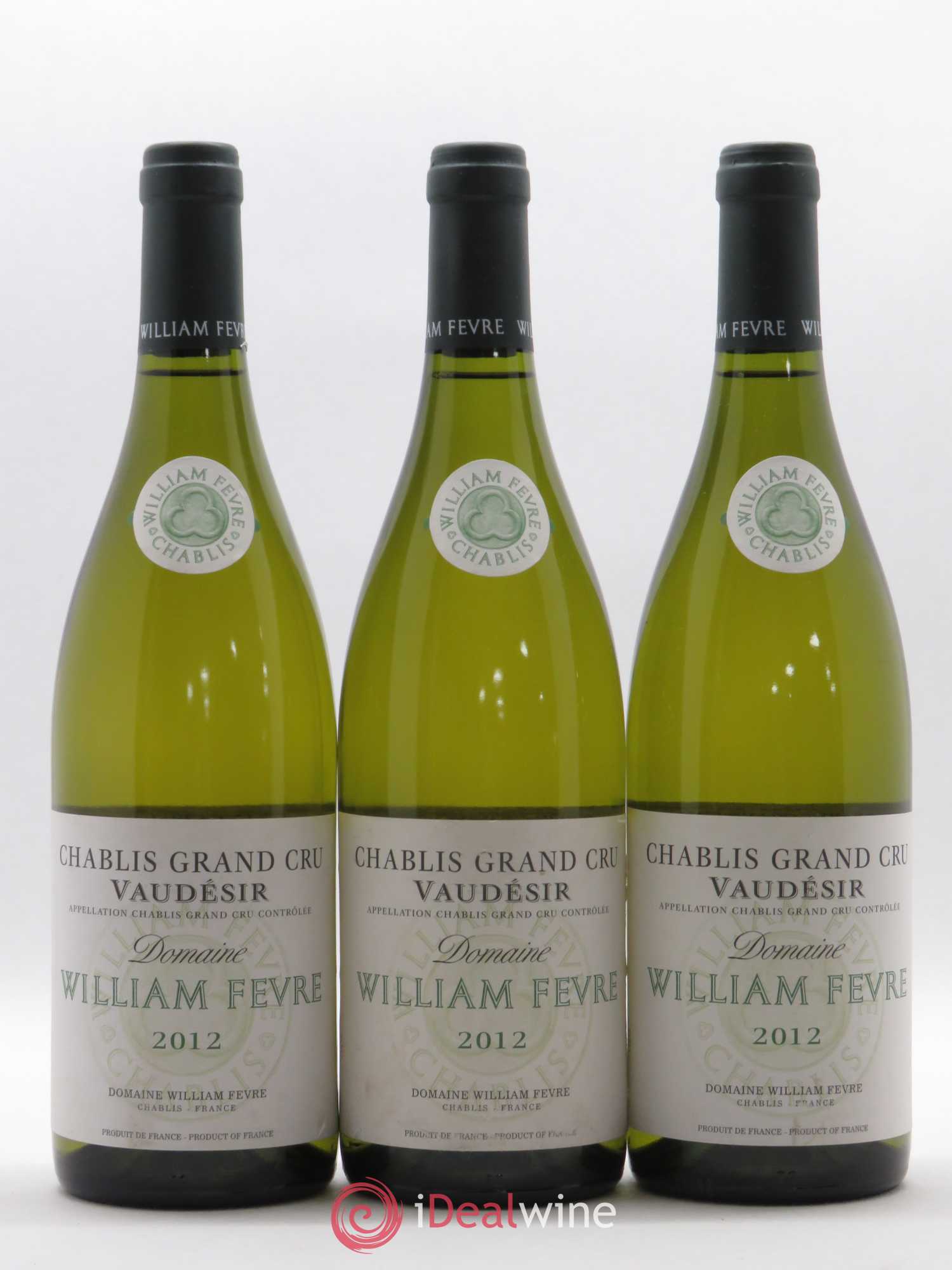 Chablis Grand Cru Vaudésir William Fèvre 2012 - Lot de 3 bouteilles - 0