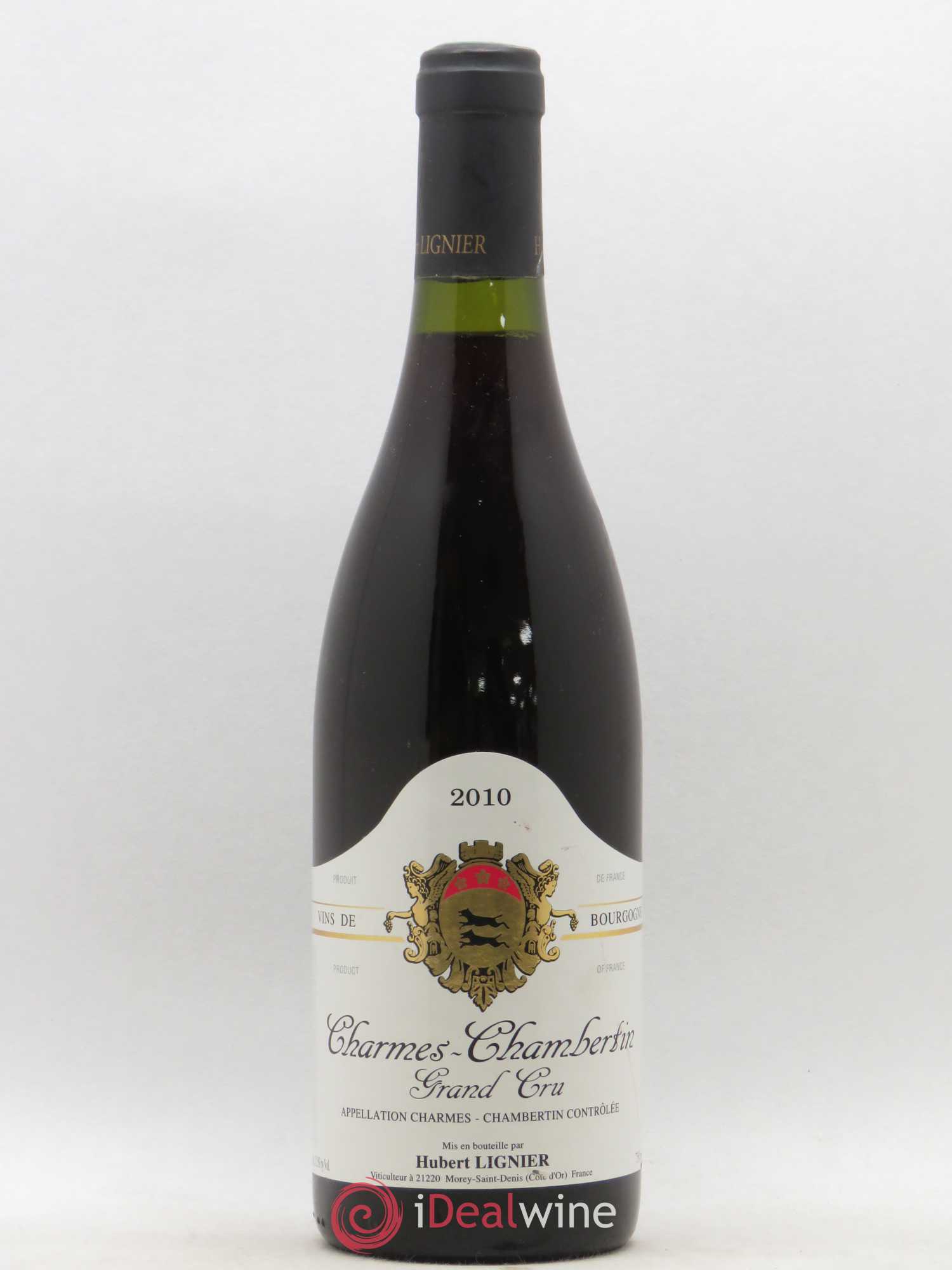 Charmes-Chambertin Grand Cru Hubert Lignier (Domaine) 2010 - Lot de 1 bouteille - 0