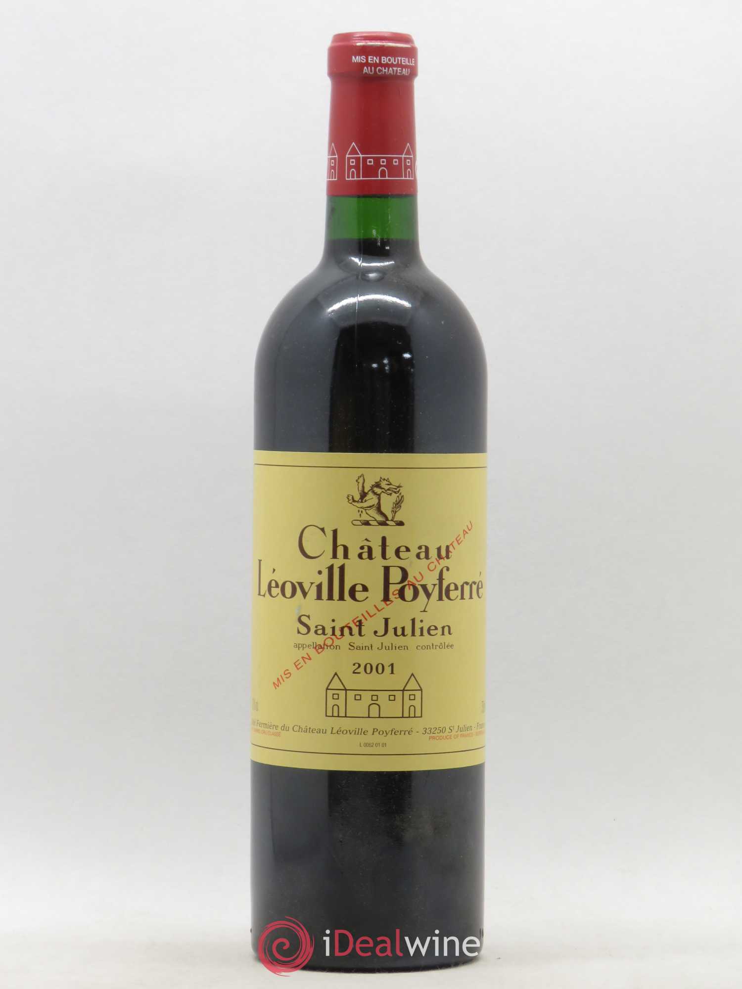 Château Léoville Poyferré 2ème Grand Cru Classé 2001 - Lot de 1 bouteille - 0