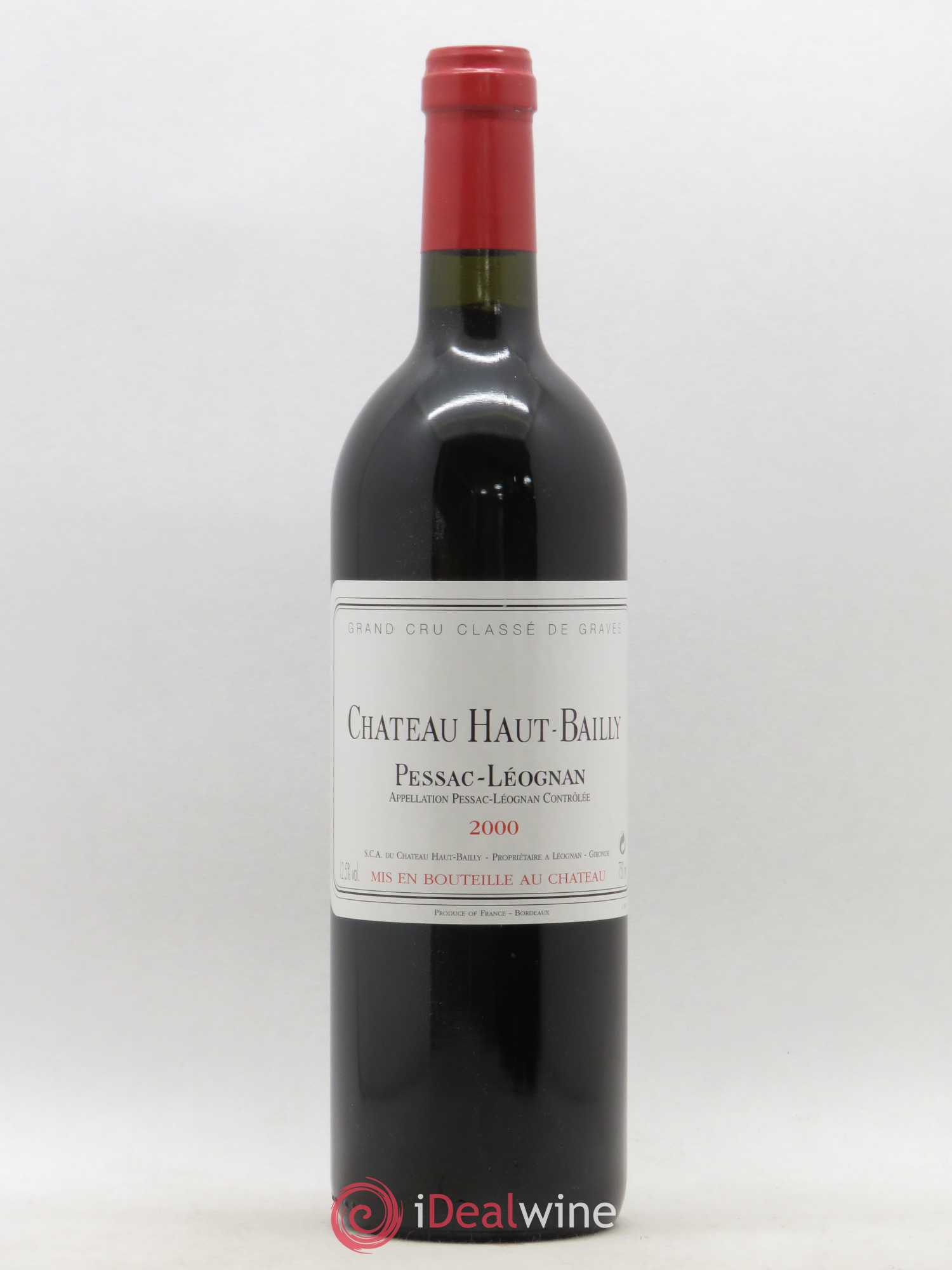 Château Haut-Bailly Cru Classé de Graves 2000 - Lot de 1 bouteille - 0
