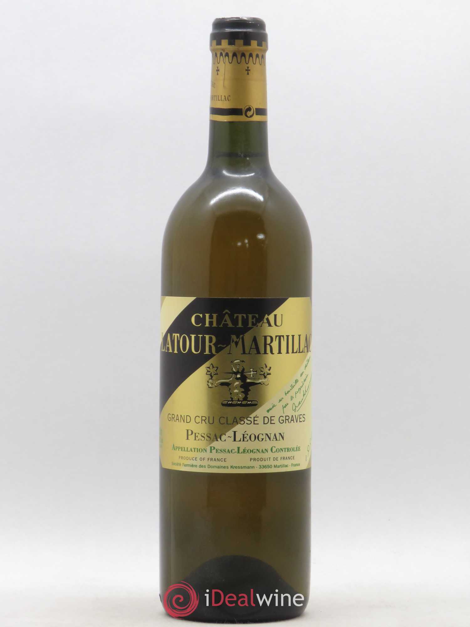 Château Latour-Martillac Cru Classé de Graves 1998 - Lot de 1 bouteille - 0