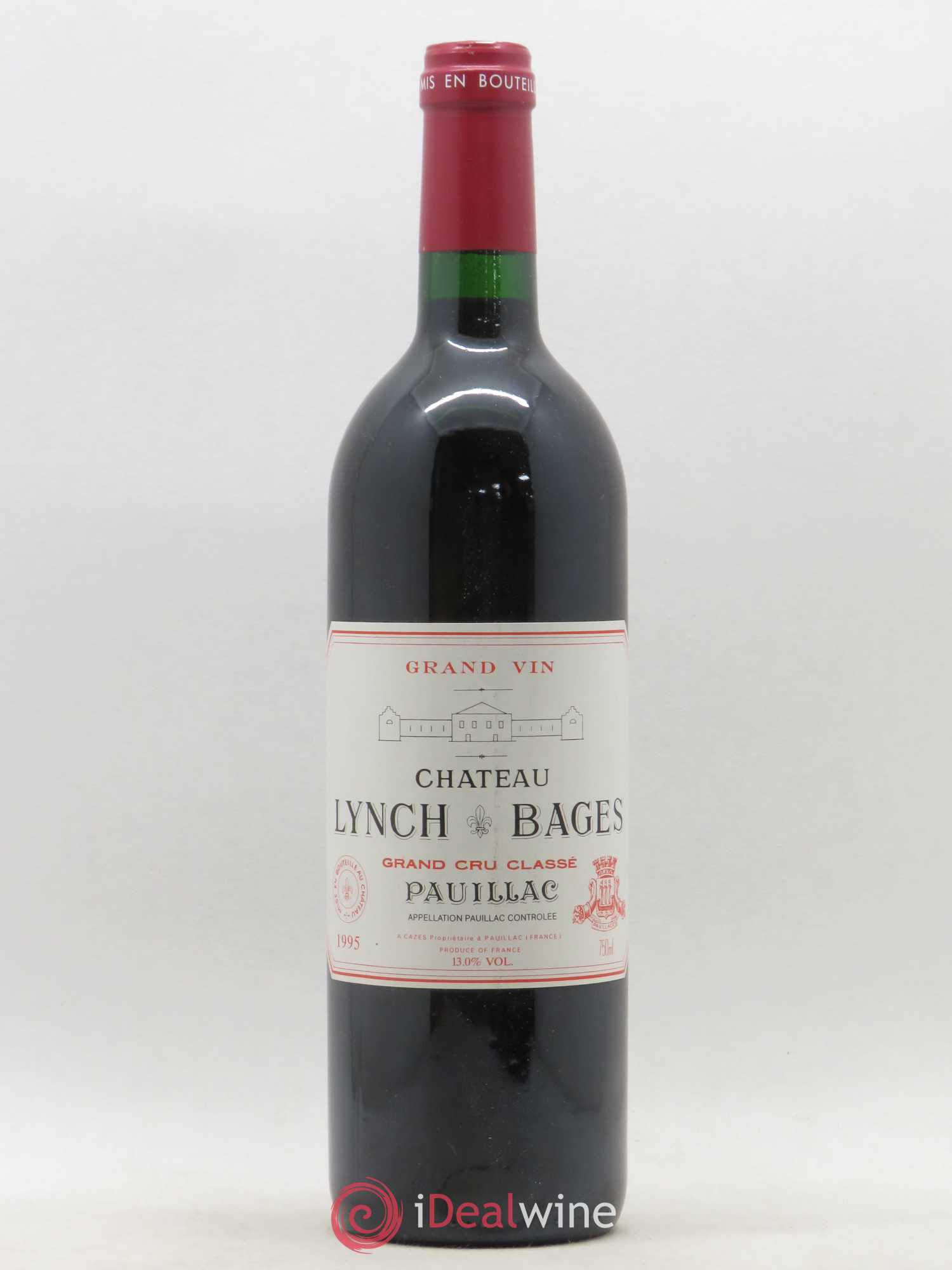 Château Lynch Bages 5ème Grand Cru Classé 1995 - Lot de 1 bouteille - 0