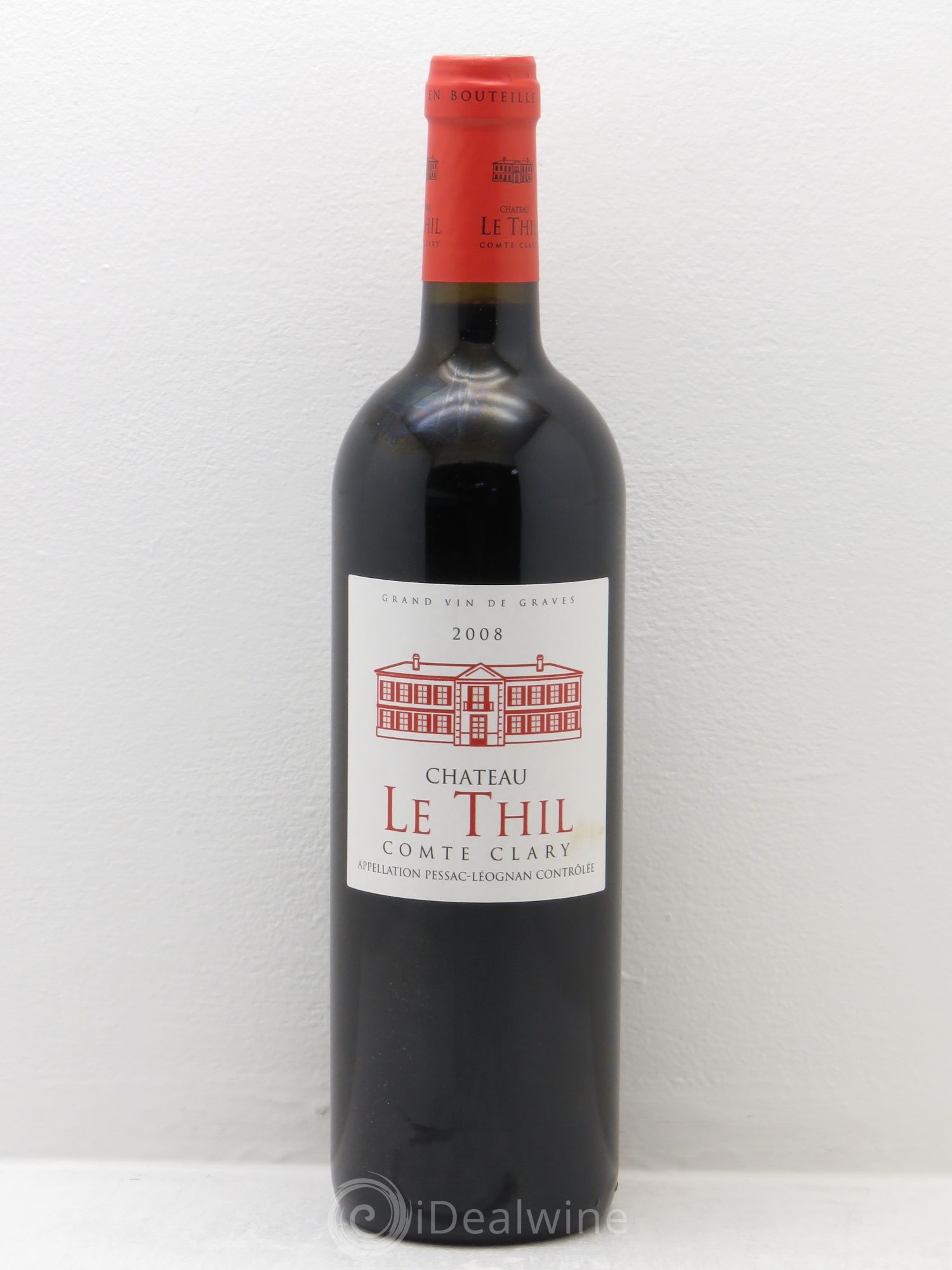 Château le Thil Comte Clary 2008 - Lot de 6 bouteilles - 0