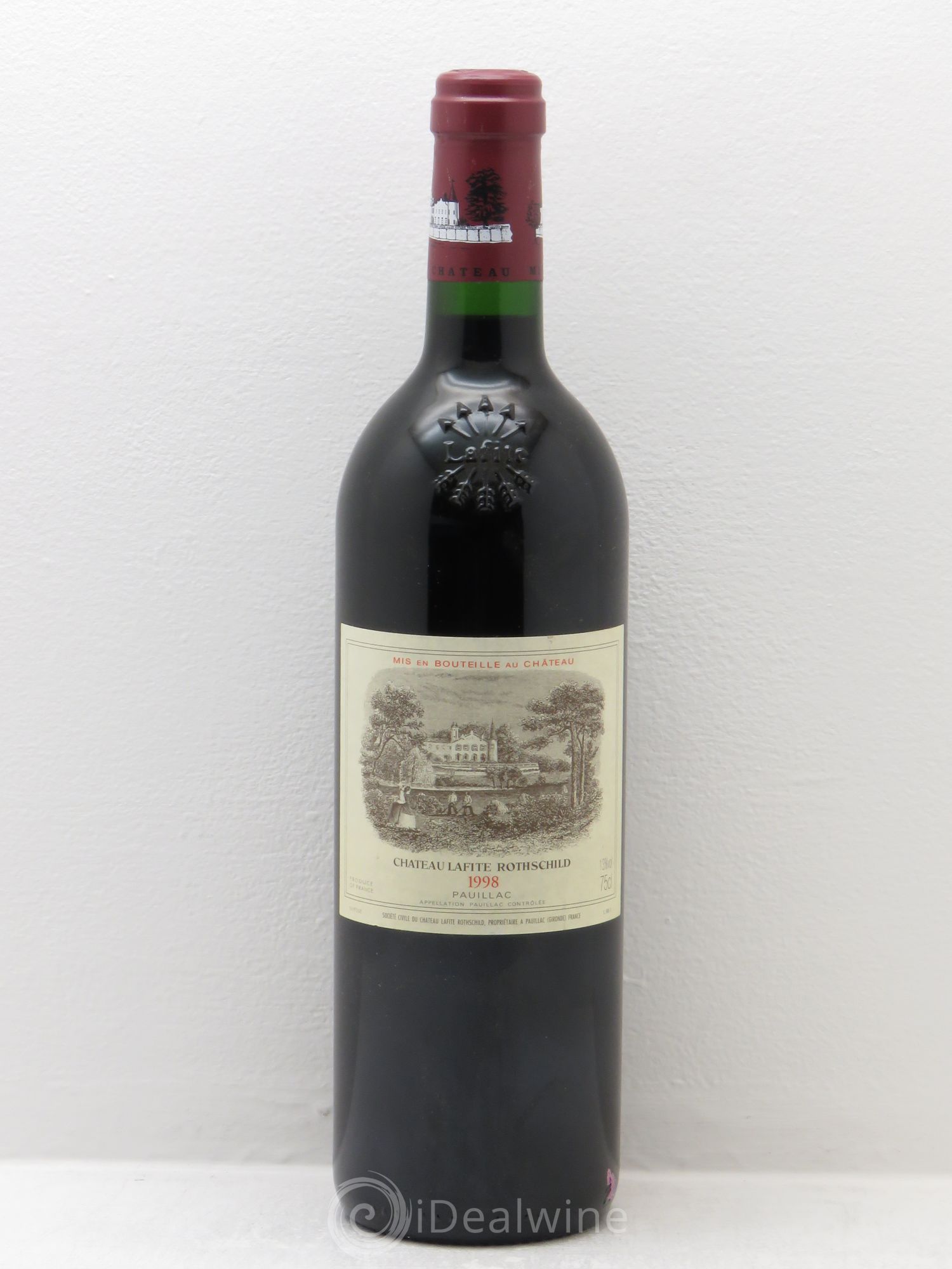 Château Lafite Rothschild 1er Grand Cru Classé 1998 - Lot de 1 bouteille - 0