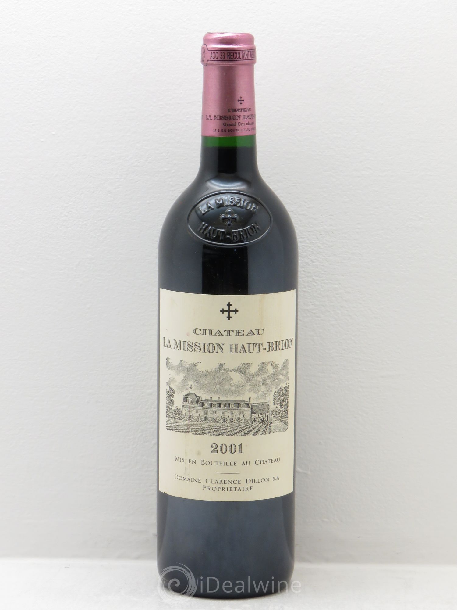Château la Mission Haut-Brion Cru Classé de Graves 2001 - Lot de 1 bouteille - 0