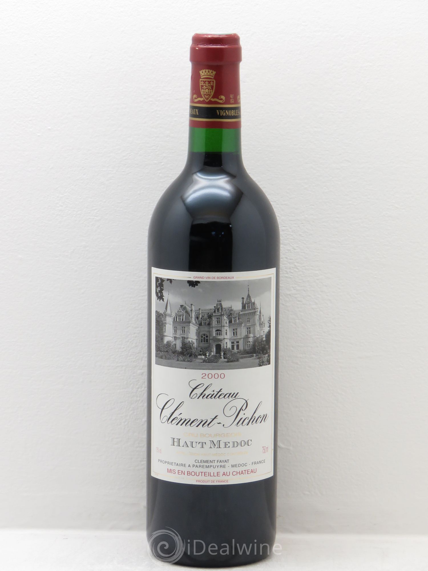 Château Clément-Pichon Cru Bourgeois 2000 - Lot de 1 bouteille - 0