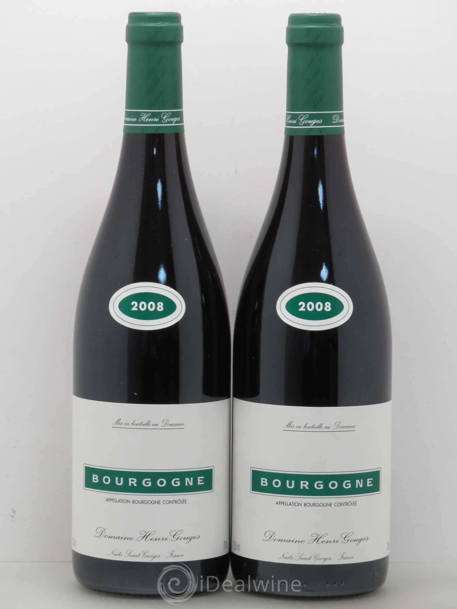 Bourgogne Domaine Henri Gouges 2008 - Lotto di 2 bottiglie - 0