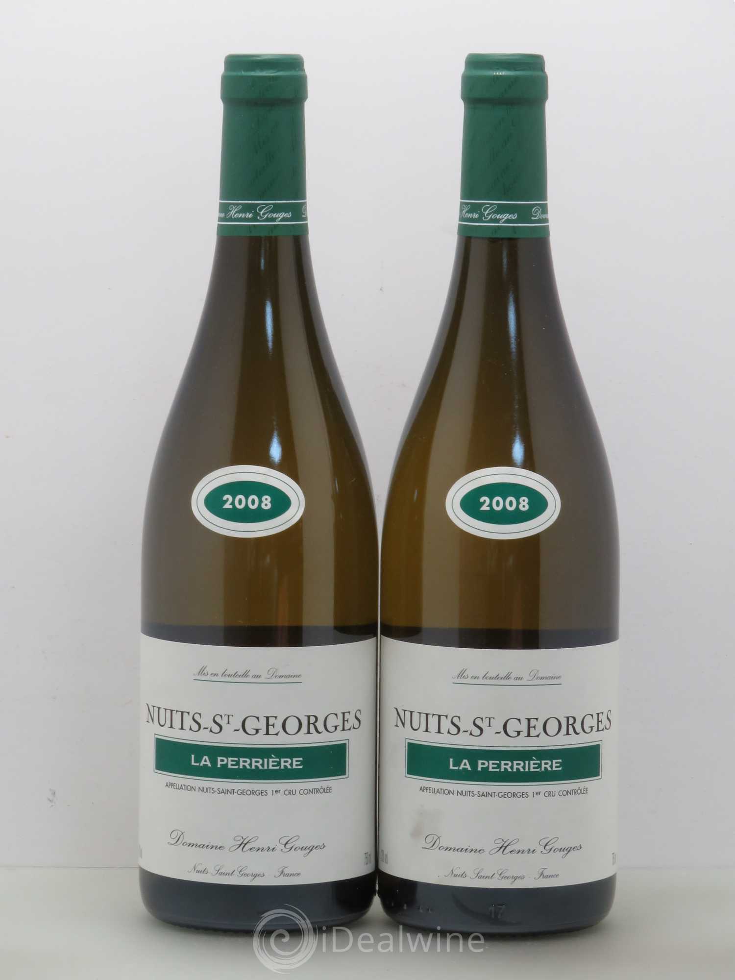 Nuits-Saint-Georges 1er Cru La Perrière Henri Gouges 2008 - Lotto di 2 bottiglie - 0