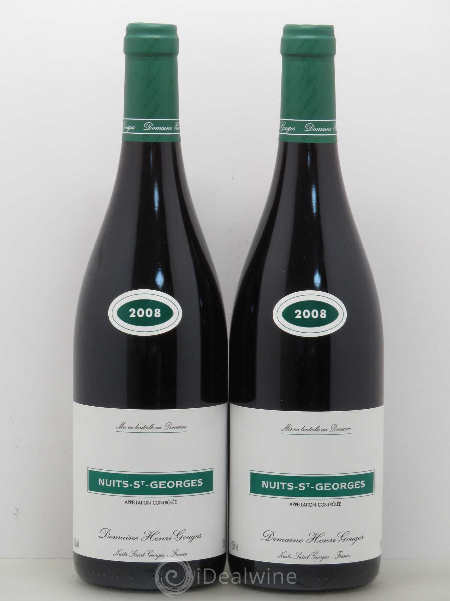 Nuits-Saint-Georges Domaine Henri Gouges 2008 - Lot of 2 bottles - 0