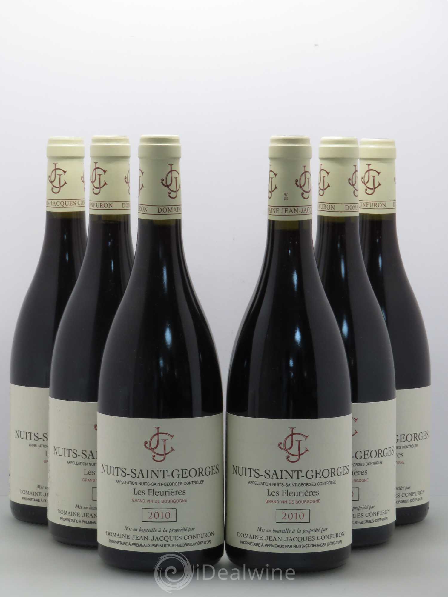 Nuits-Saint-Georges Jean Jacques Confuron Les Fleurieres 2010 - Posten von 6 Flaschen - 0