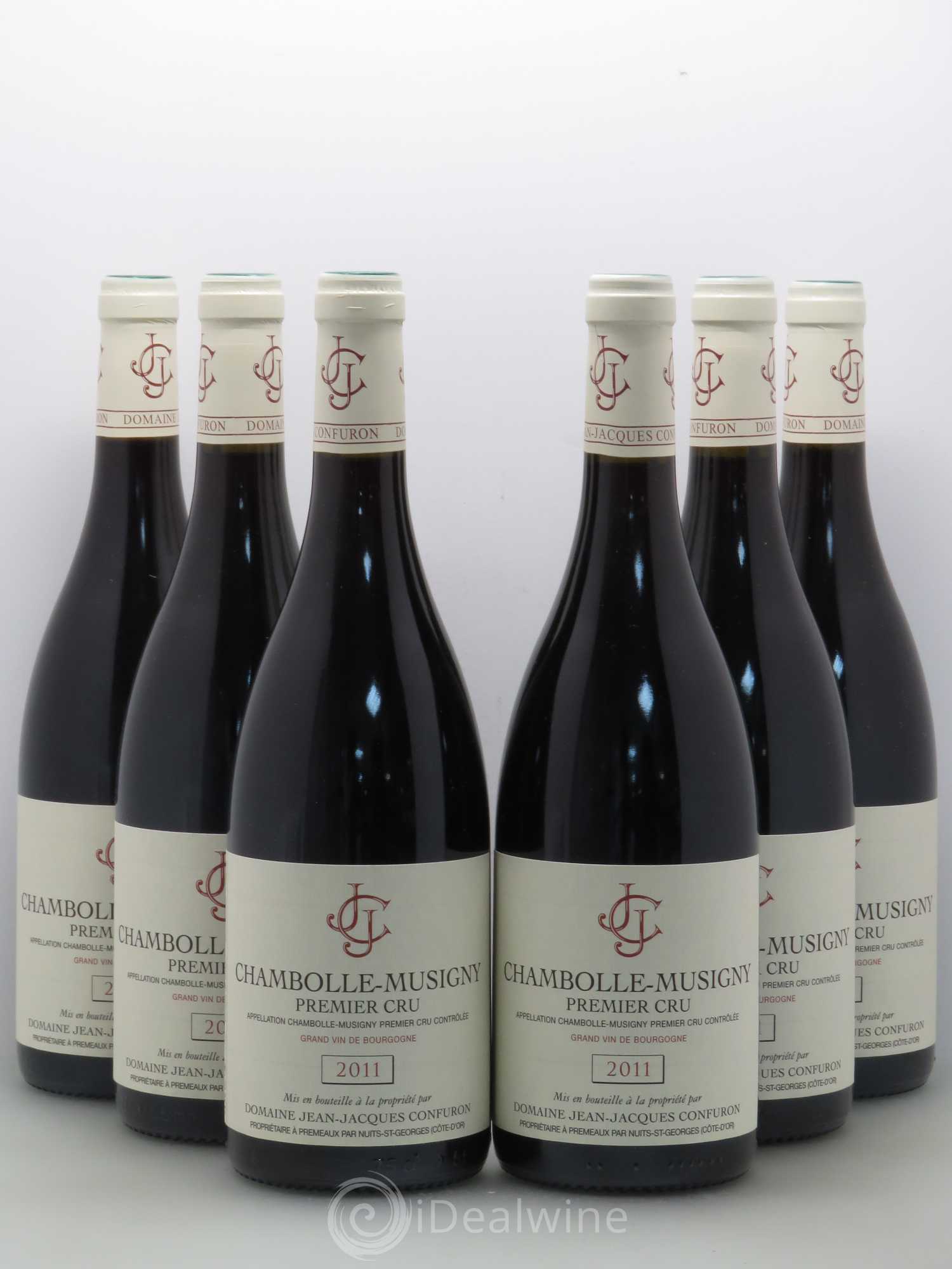 Chambolle-Musigny 1er Cru Jean Jacques Confuron 2011 - Lot de 6 bouteilles - 0