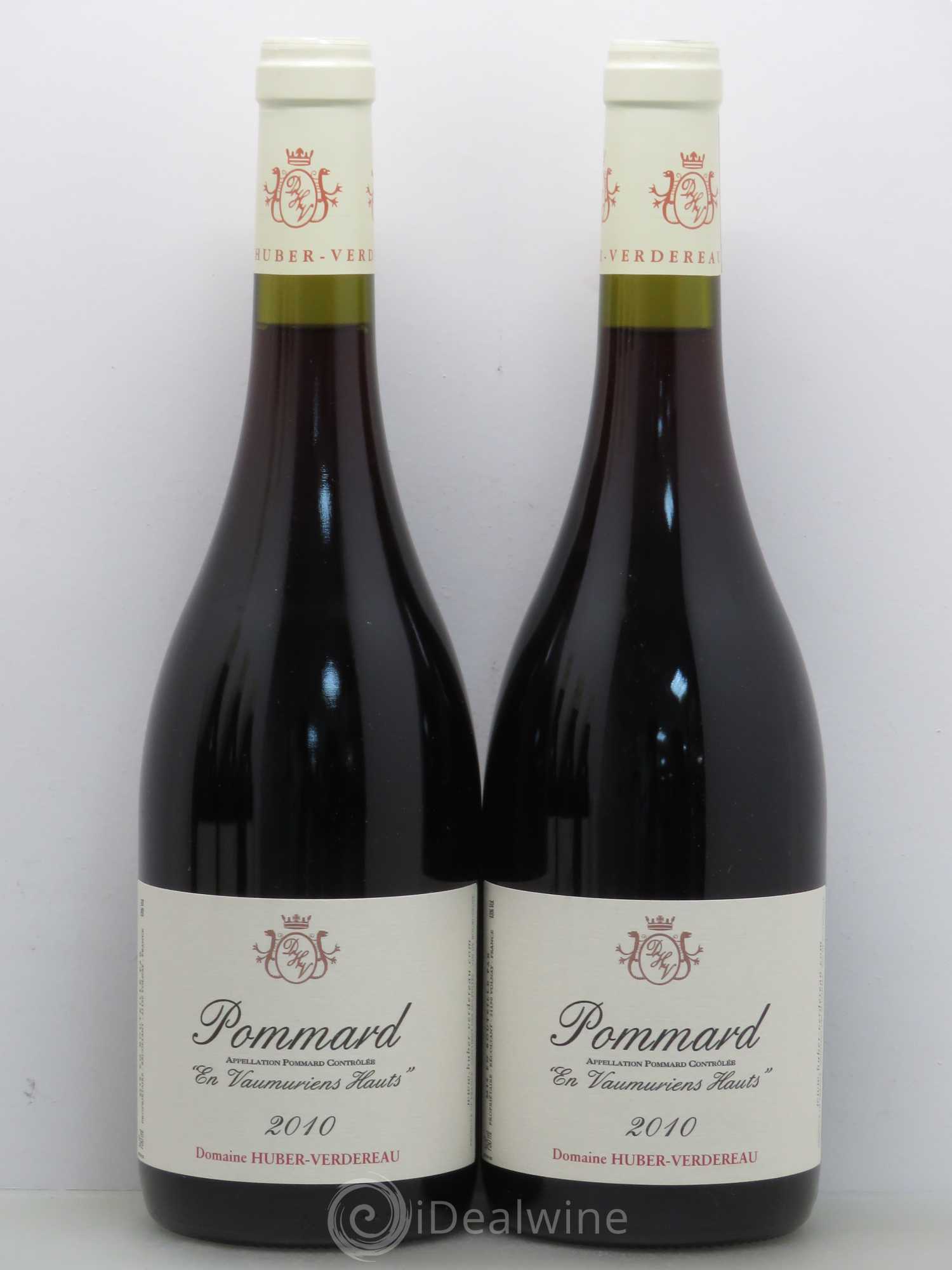Pommard En Vaumuriens Hauts Huber Verdereau 2010 - Posten von 5 Flaschen - 2