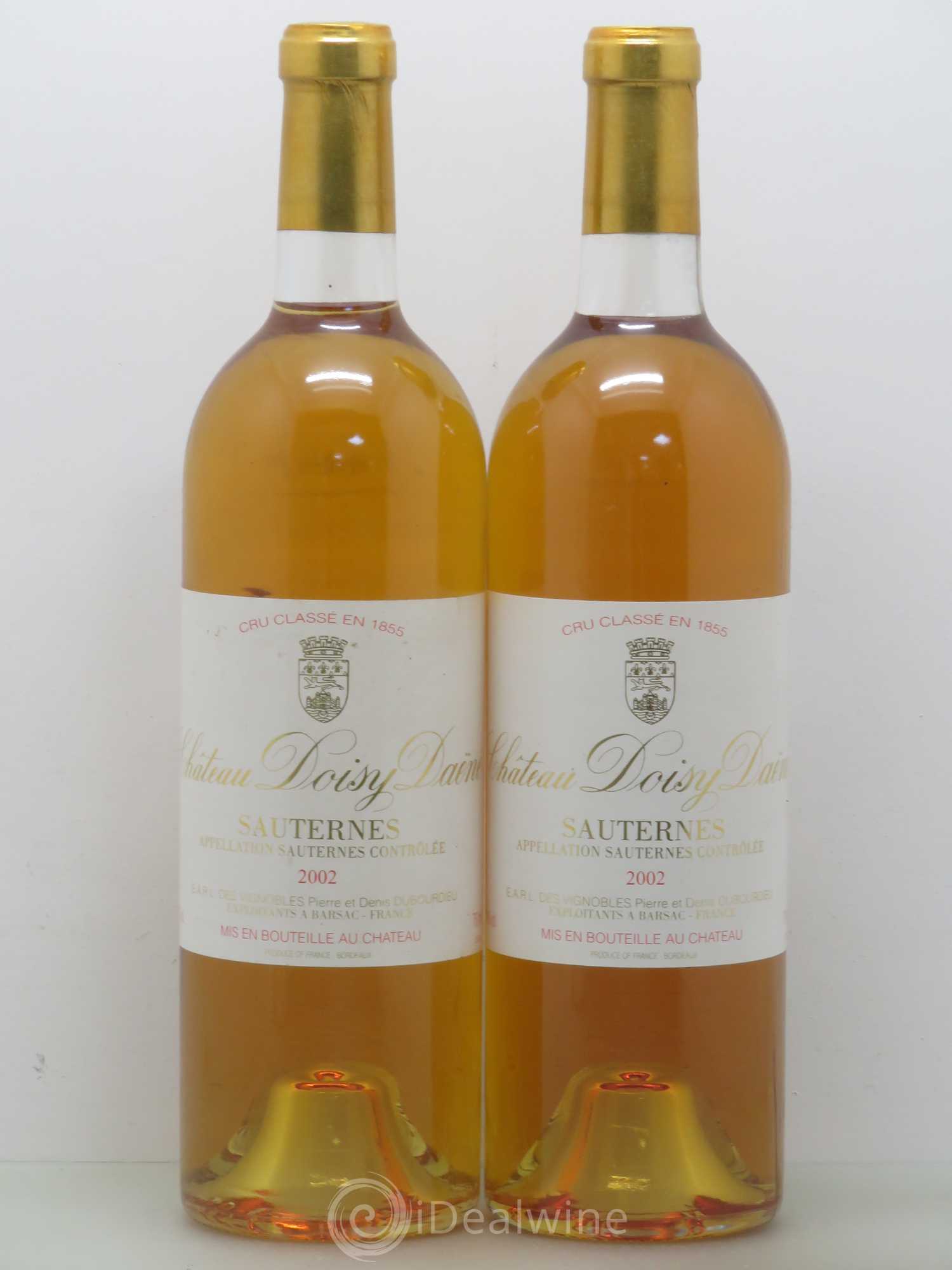 Château Doisy Daëne 2ème Grand Cru Classé 2002 - Lotto di 2 bottiglie - 0