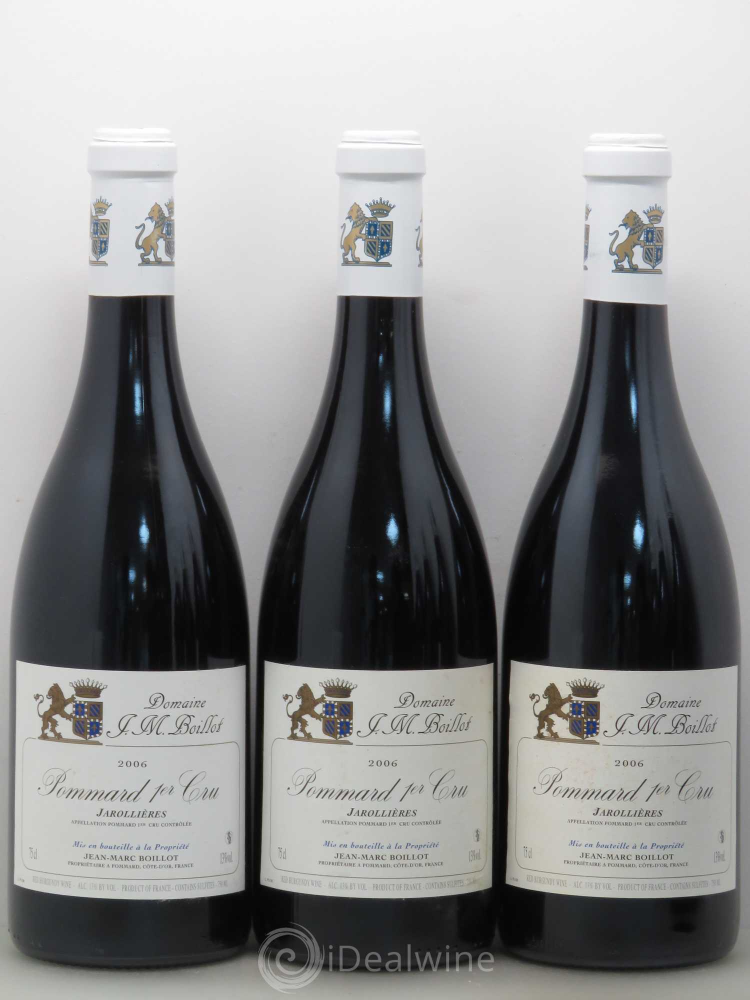 Pommard 1er Cru Jean Marc Boillot Jarollieres 2006 - Posten von 6 Flaschen - 1