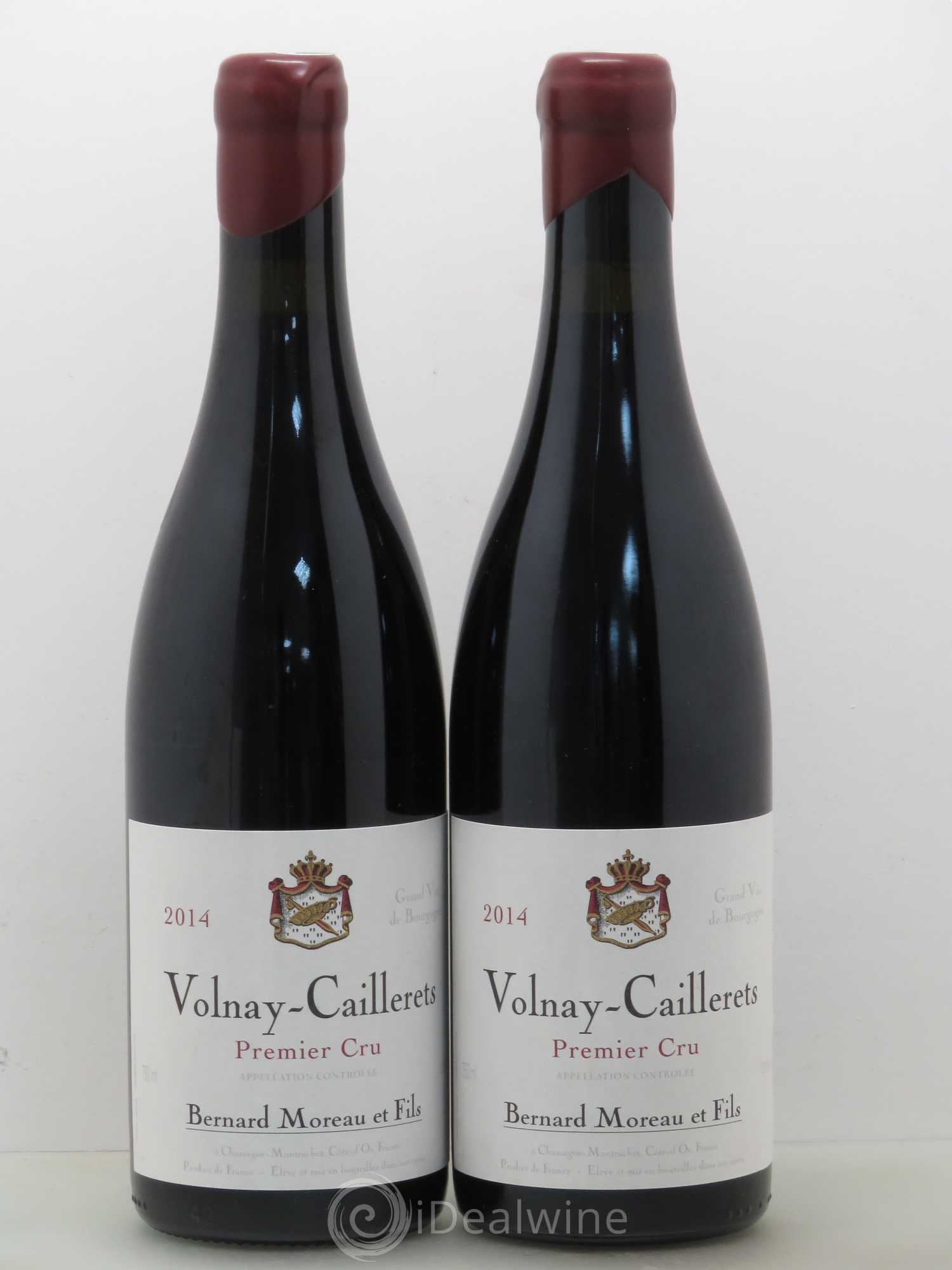 Volnay 1er Cru Caillerets Bernard Moreau 2014 - Lot of 2 bottles - 0