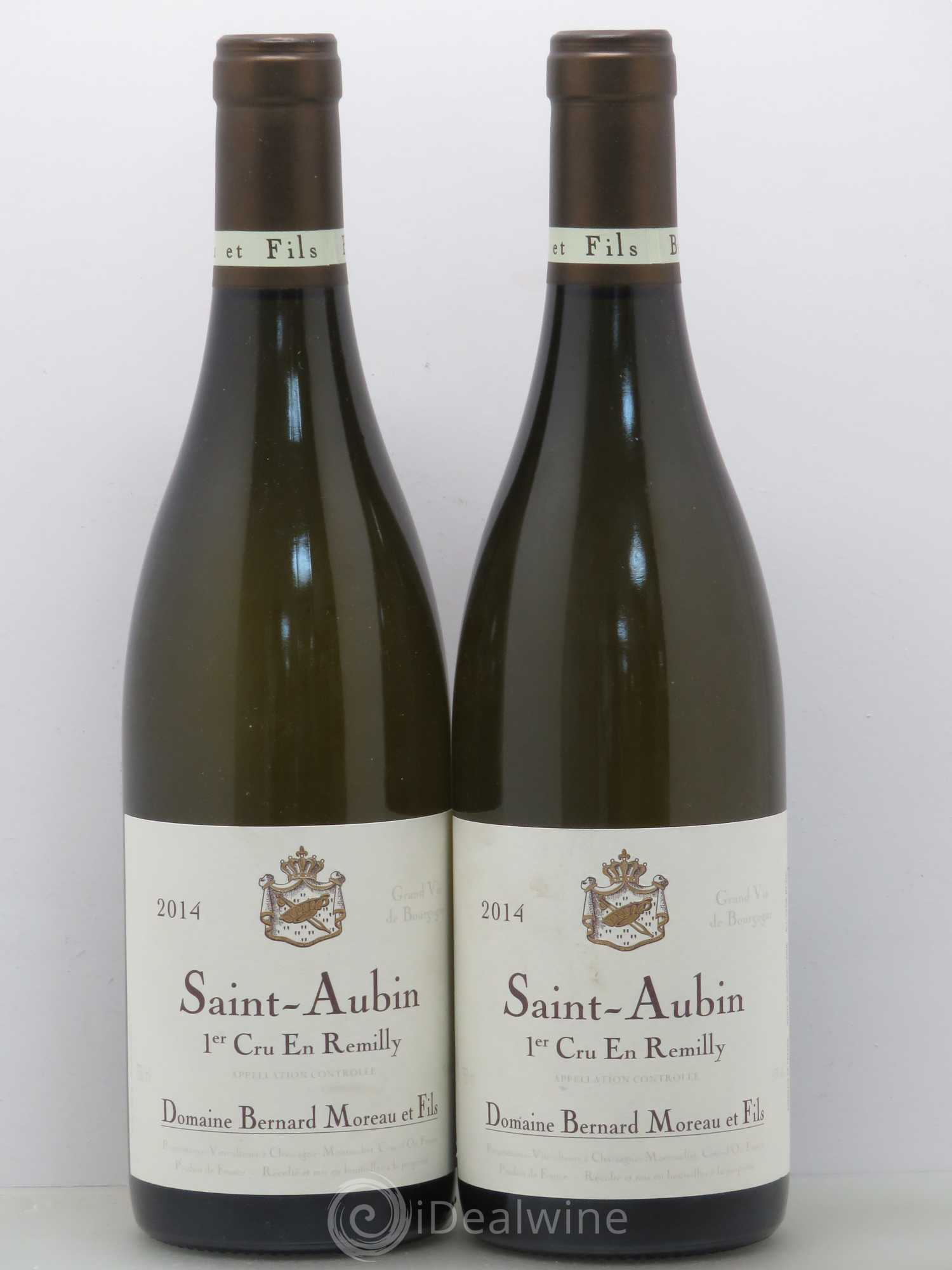 Saint-Aubin 1er Cru Bernard Moreau Et Fils En Remilly 2014 - Posten von 2 Flaschen - 0