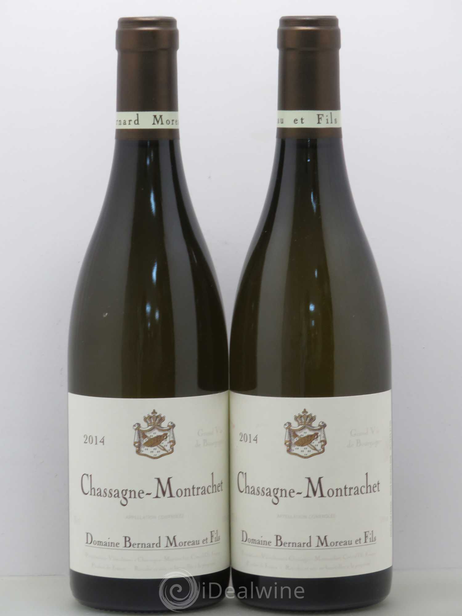 Chassagne-Montrachet Bernard Moreau 2014 - Posten von 2 Flaschen - 0