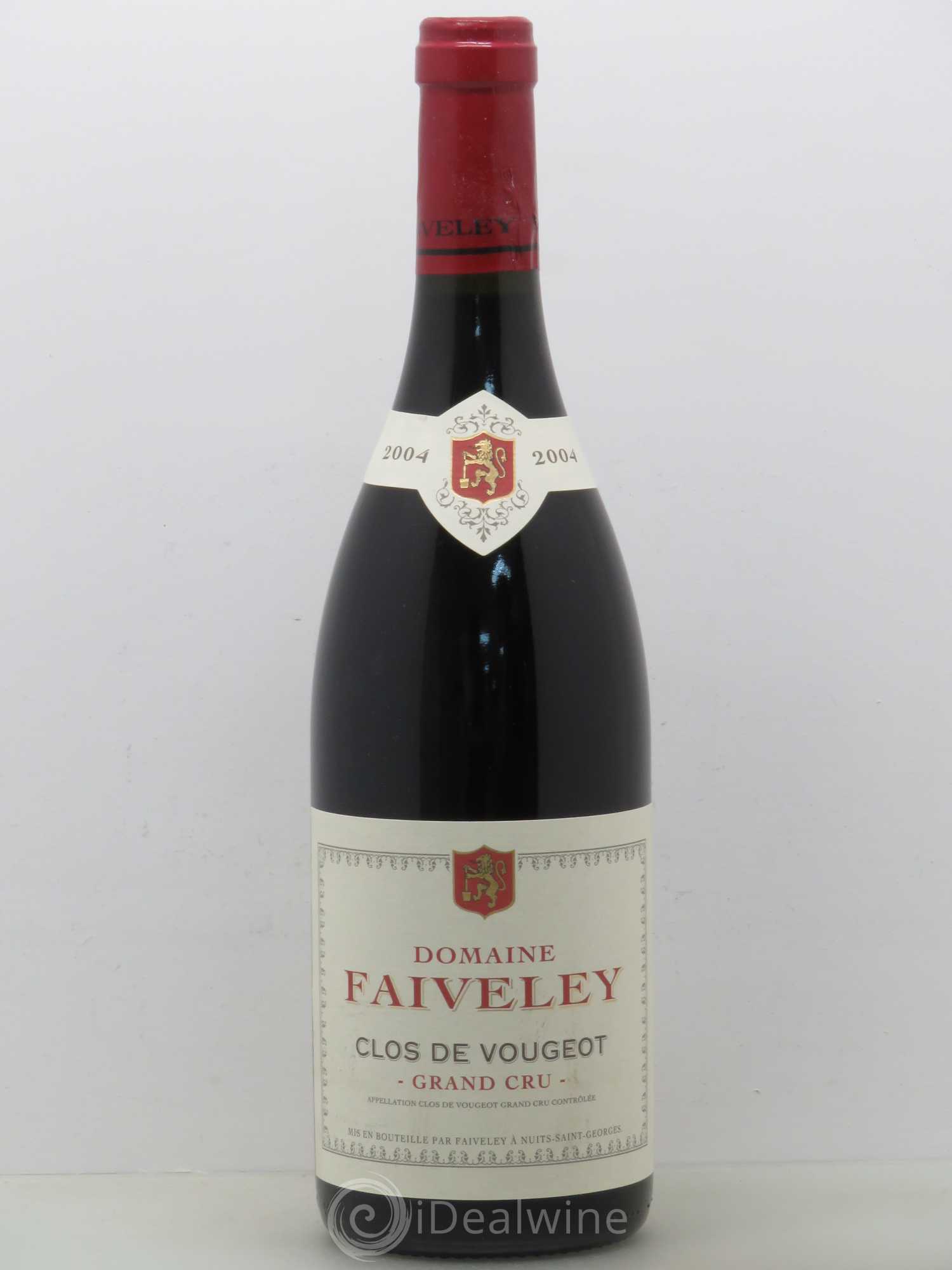 Clos de Vougeot Grand Cru Faiveley 2004 - Lot de 1 bouteille - 0