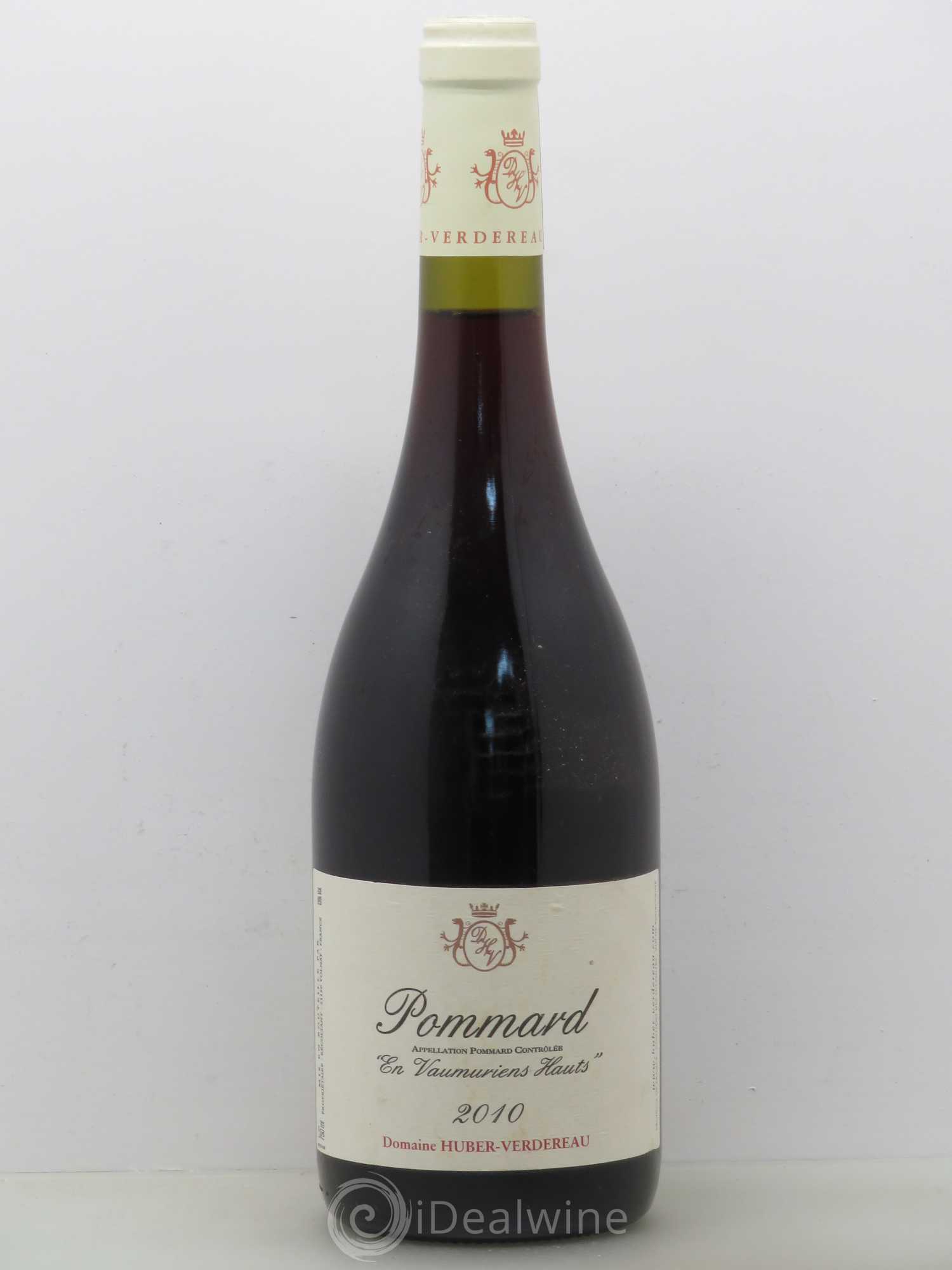 Pommard Hauts Vaumuriens Huber Verdereau 2010 - Posten von 1 Flasche - 0