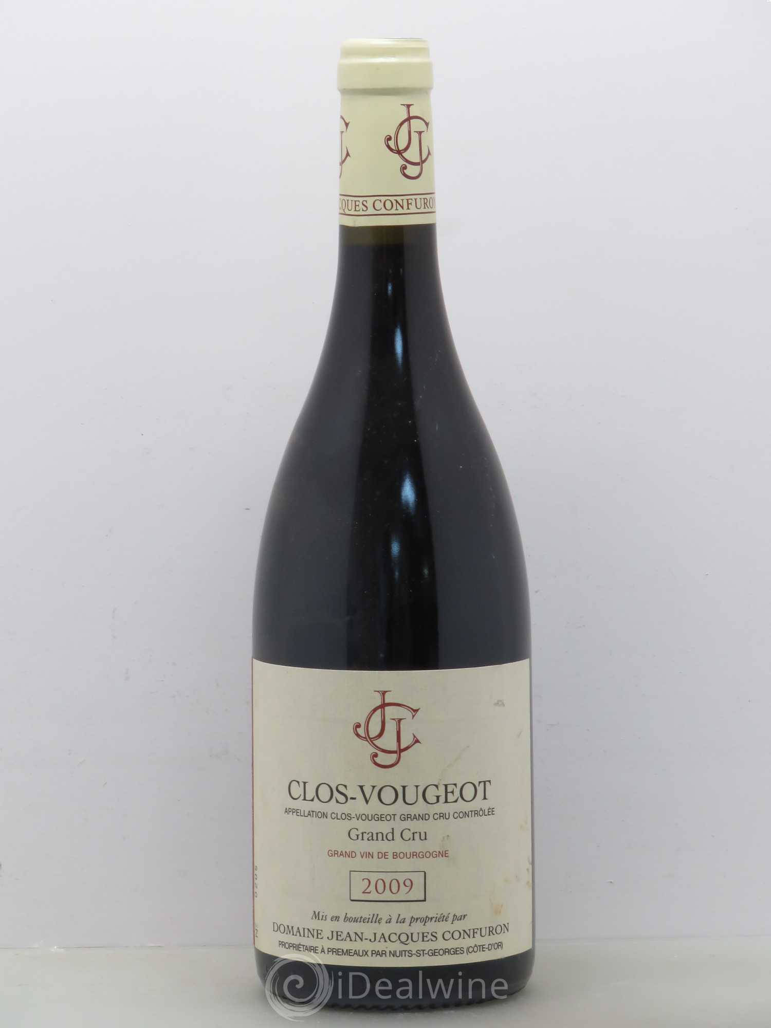 Clos de Vougeot Grand Cru Jean-Jacques Confuron 2009 - Lot de 1 bouteille - 0
