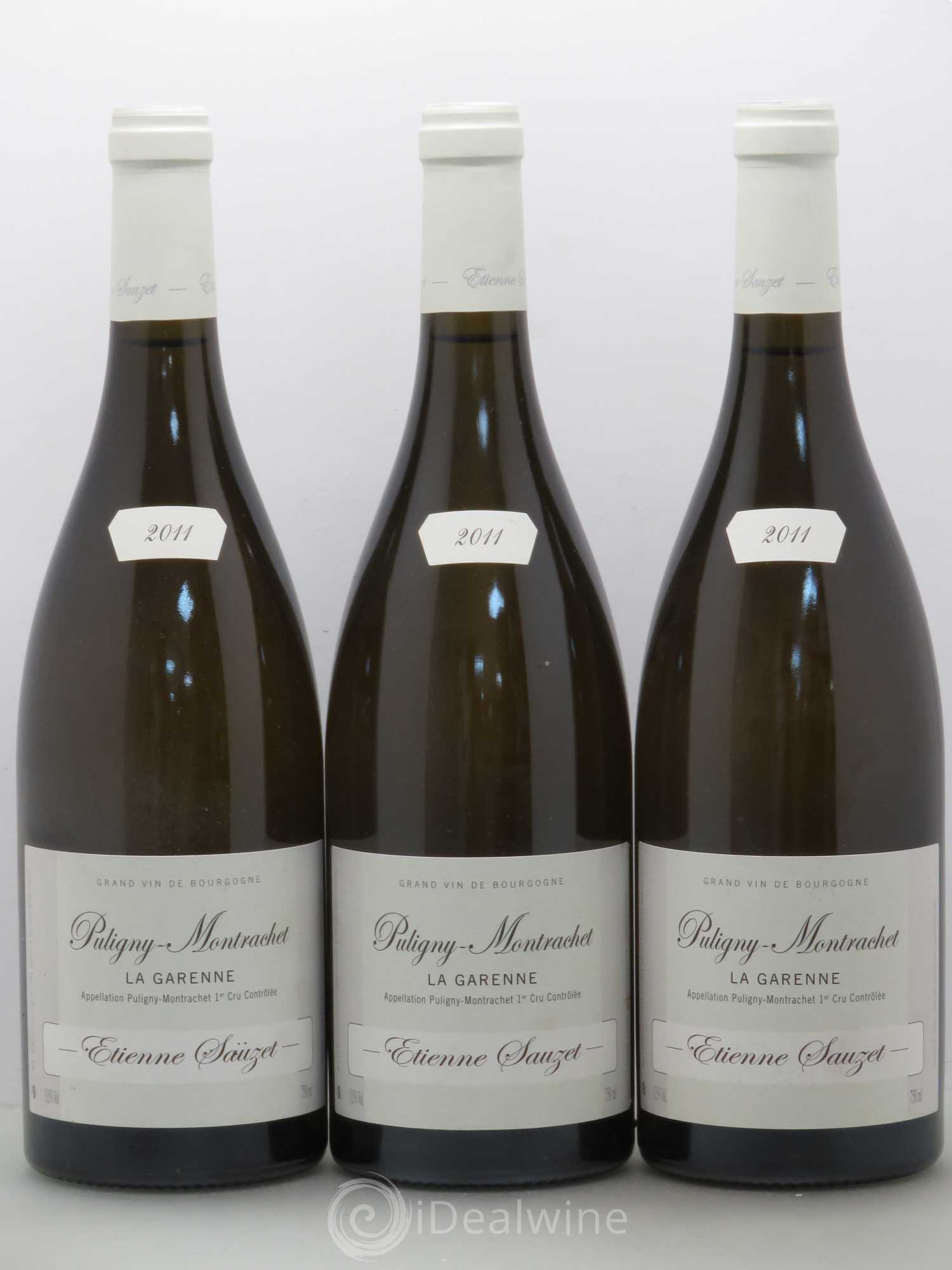 Puligny-Montrachet 1er Cru La Garenne Etienne Sauzet 2011 - Lot de 3 bouteilles - 0