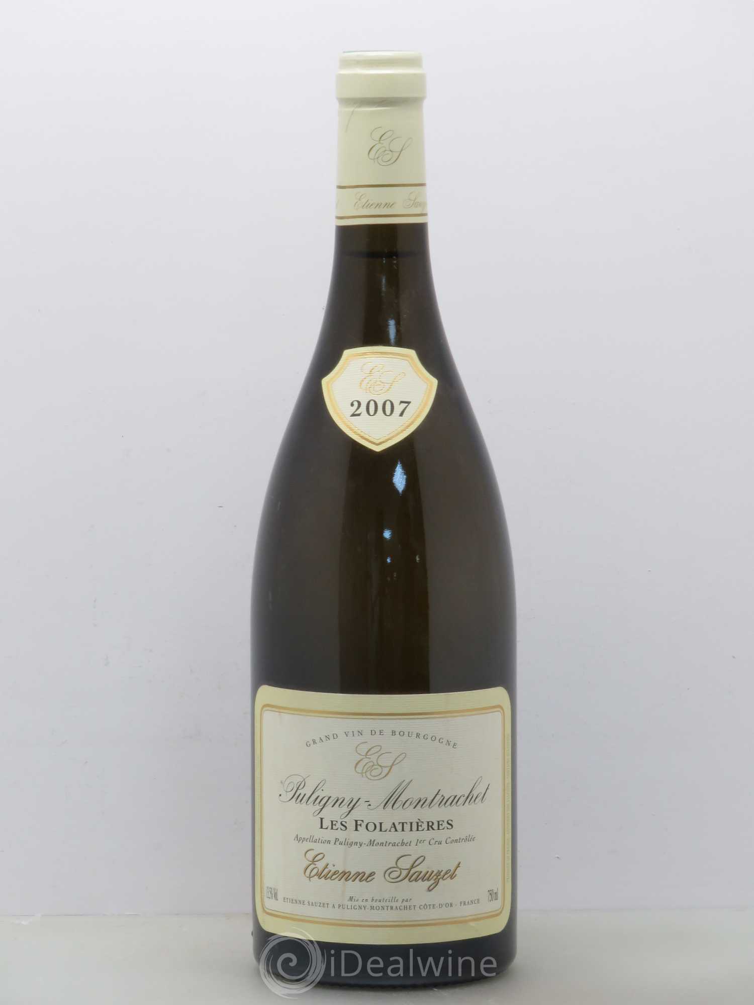 Puligny-Montrachet 1er Cru Les Folatières Etienne Sauzet 2007 - Lot de 1 bouteille - 0