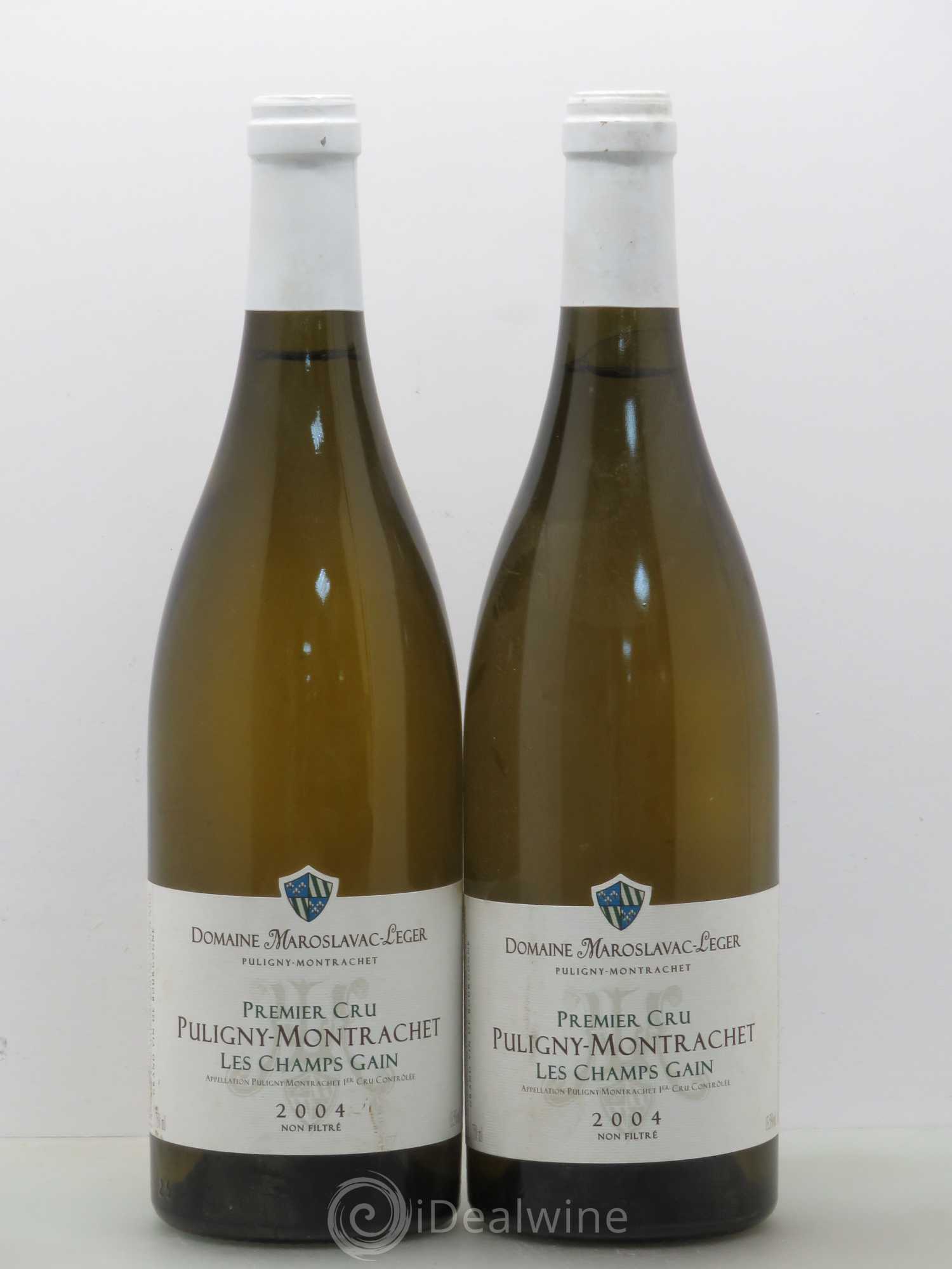 Puligny-Montrachet 1er Cru Les Champs Gain Maroslavac Leger 2004 - Posten von 2 Flaschen - 0