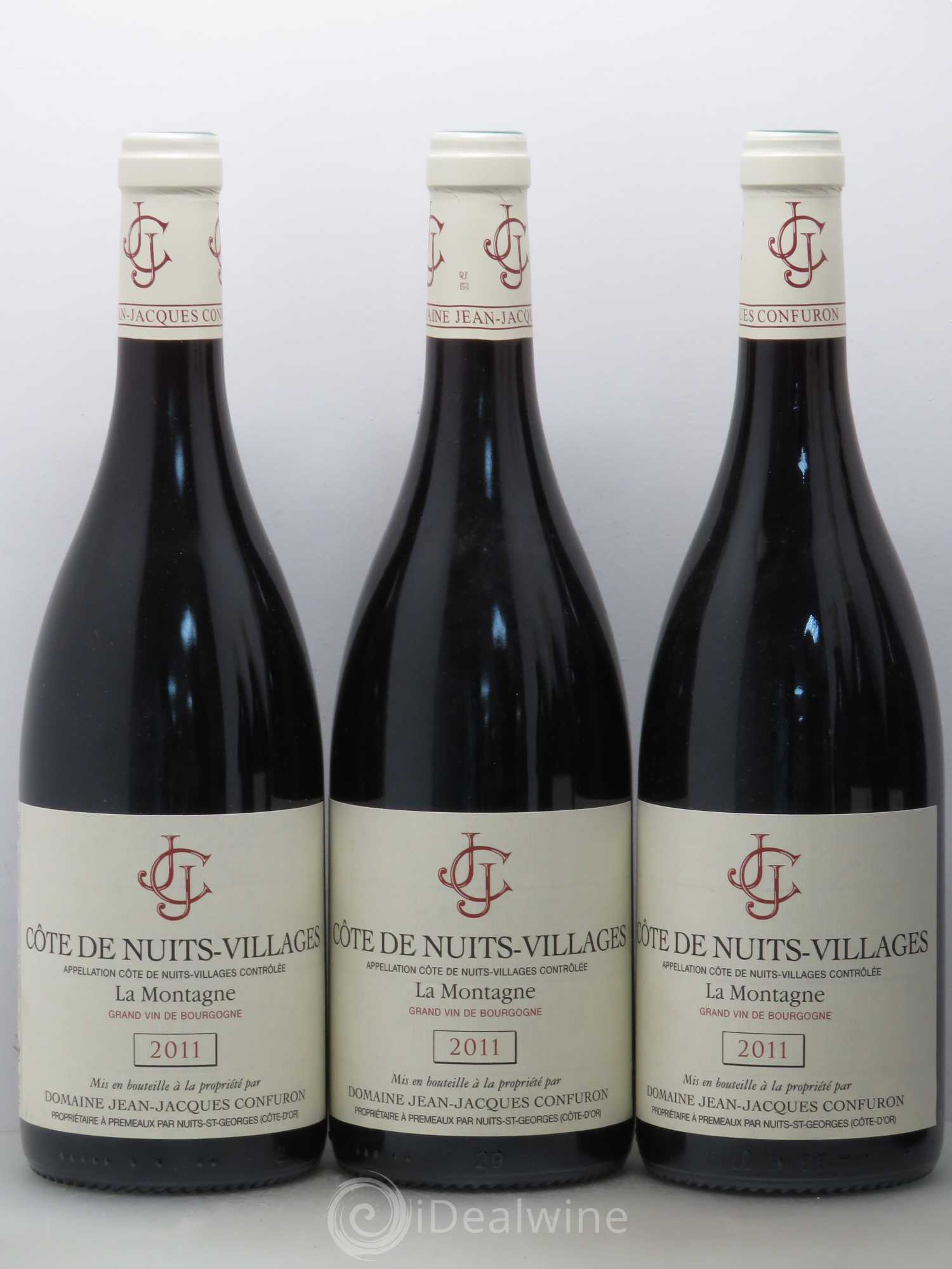 Côte de Nuits-Villages La Montagne Jean-Jacques Confuron 2011 - Posten von 6 Flaschen - 1