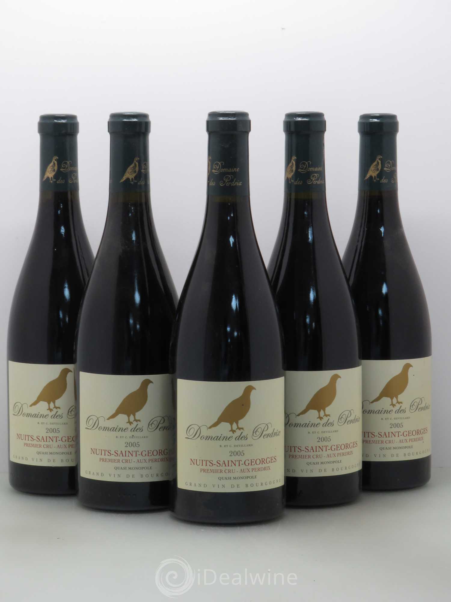 Nuits-Saint-Georges 1er Cru Aux Perdrix Perdrix (Domaine des) Domaine des perdrix 2005 - Lot de 5 bouteilles - 0