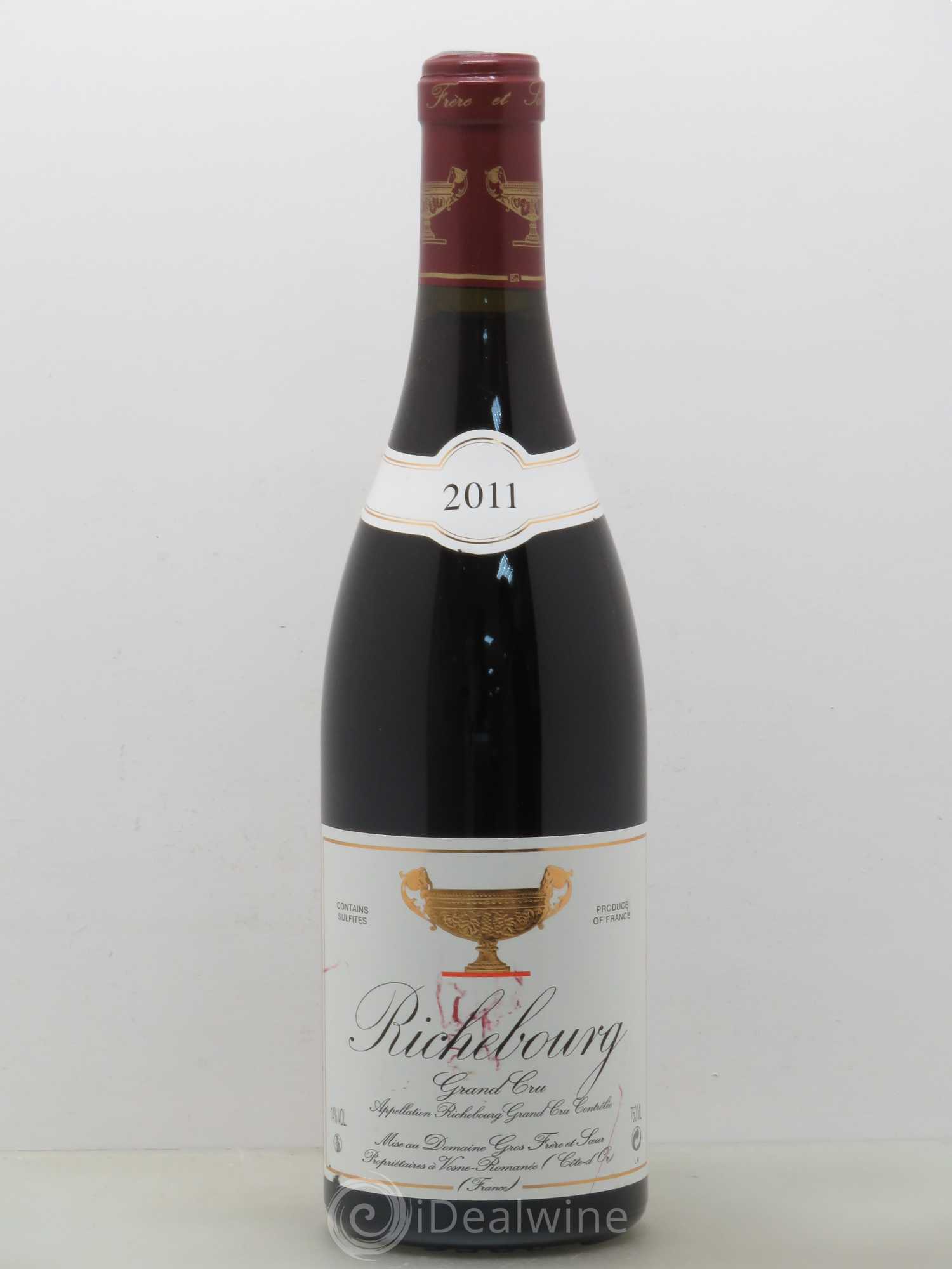 Richebourg Grand Cru Gros Frère & Soeur 2011 - Lot de 1 bouteille - 0