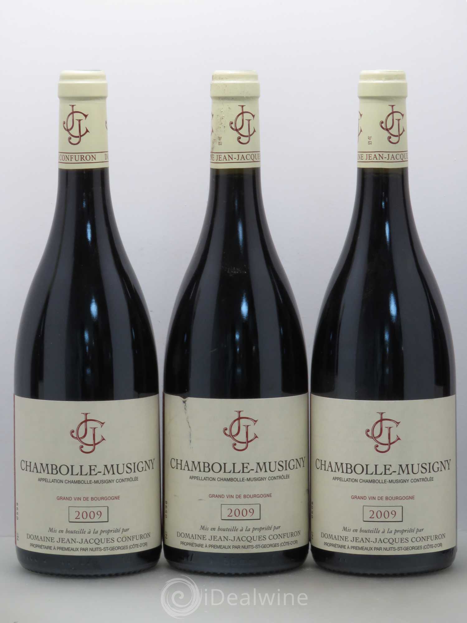 Chambolle-Musigny Jean Jacques Confuron 2009 - Lot de 5 bouteilles - 1
