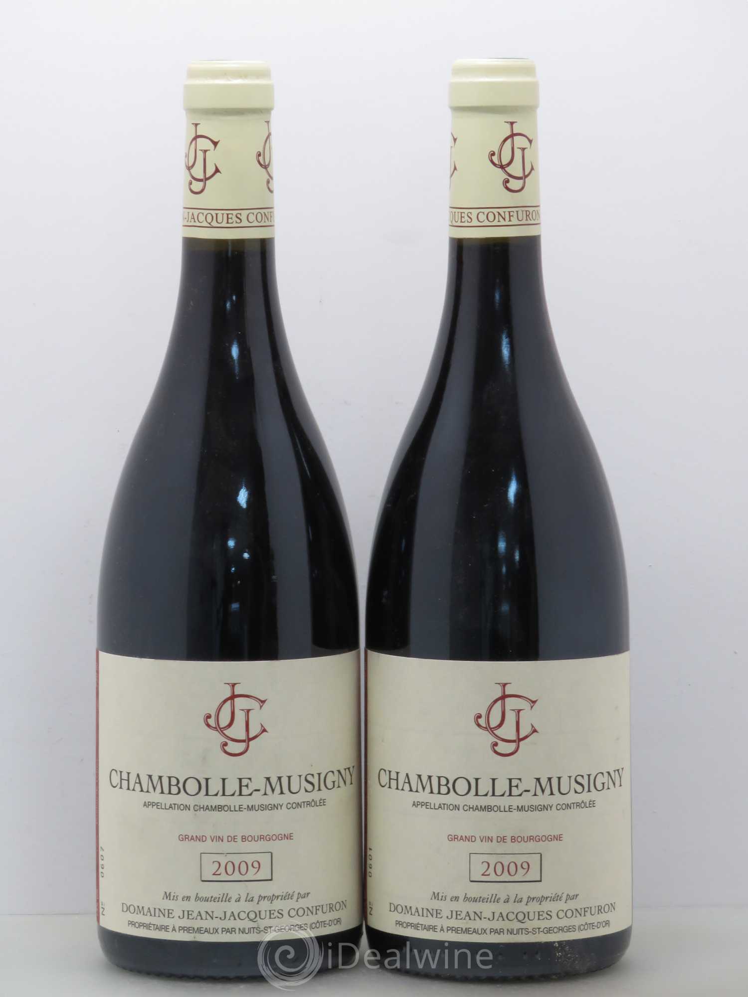 Chambolle-Musigny Jean Jacques Confuron 2009 - Lot de 5 bouteilles - 2