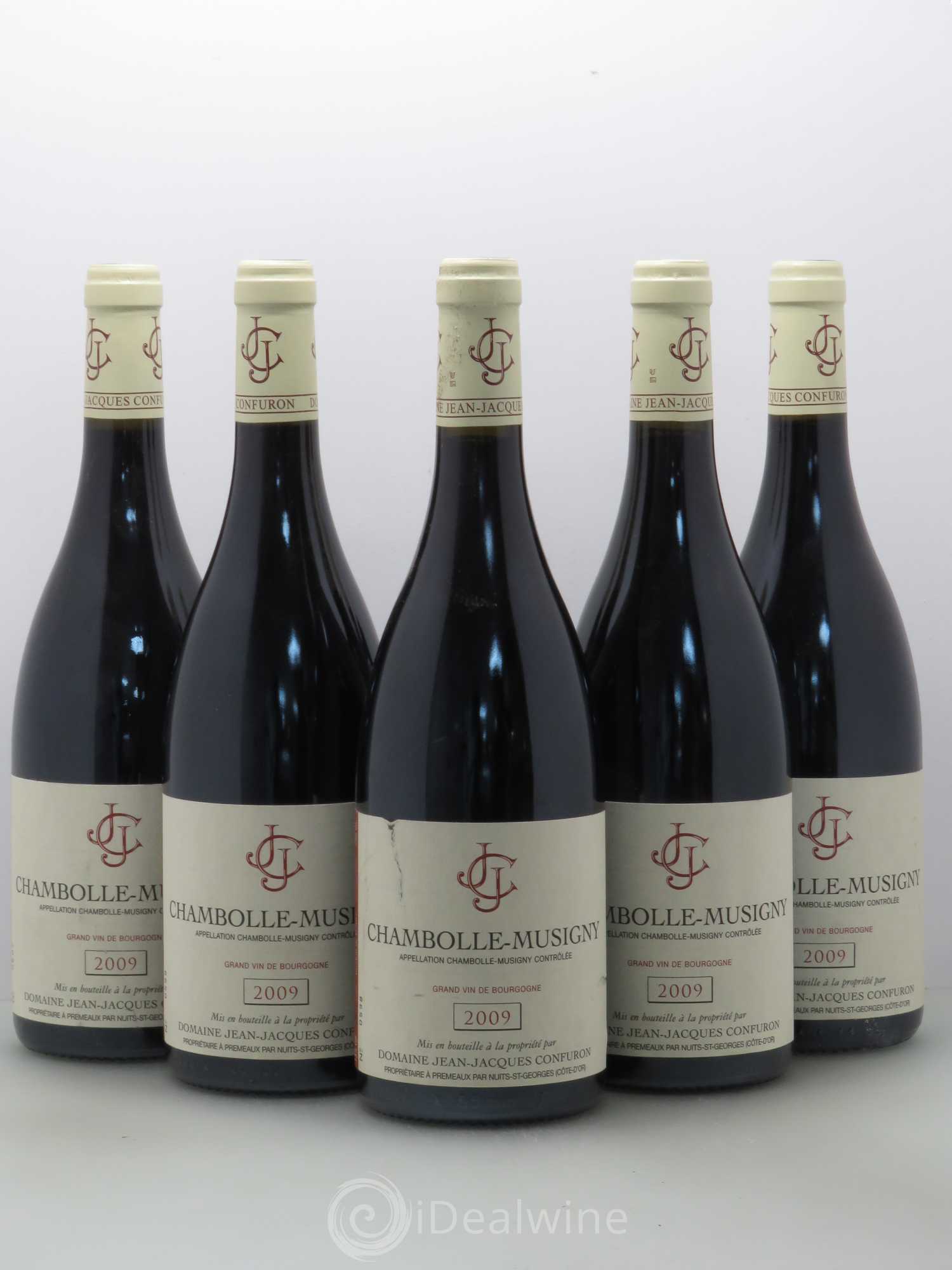 Chambolle-Musigny Jean Jacques Confuron 2009 - Lot de 5 bouteilles - 0