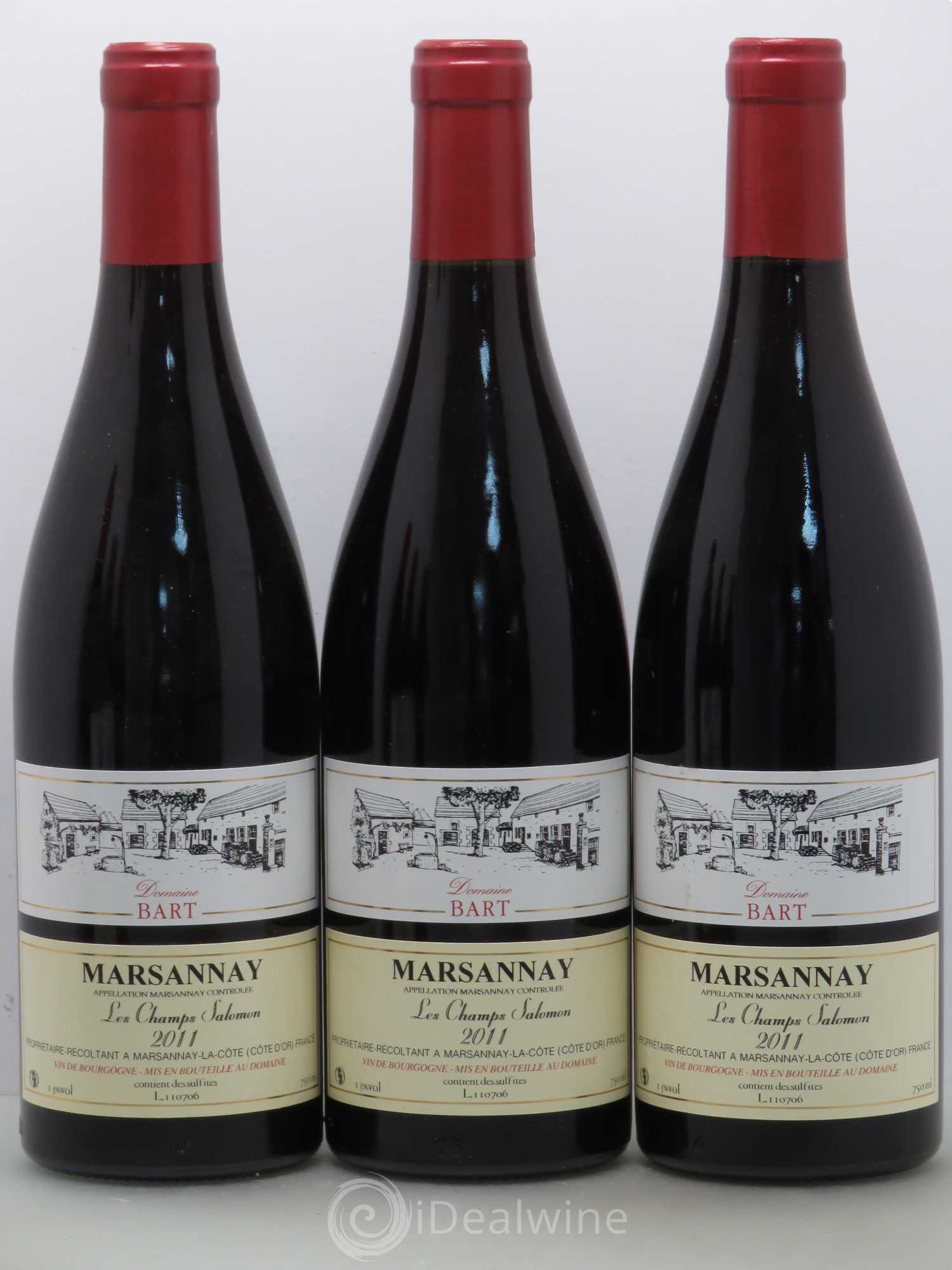 Marsannay Au Champ Salomon Bart (Domaine) 2011 - Lotto di 6 bottiglie - 1