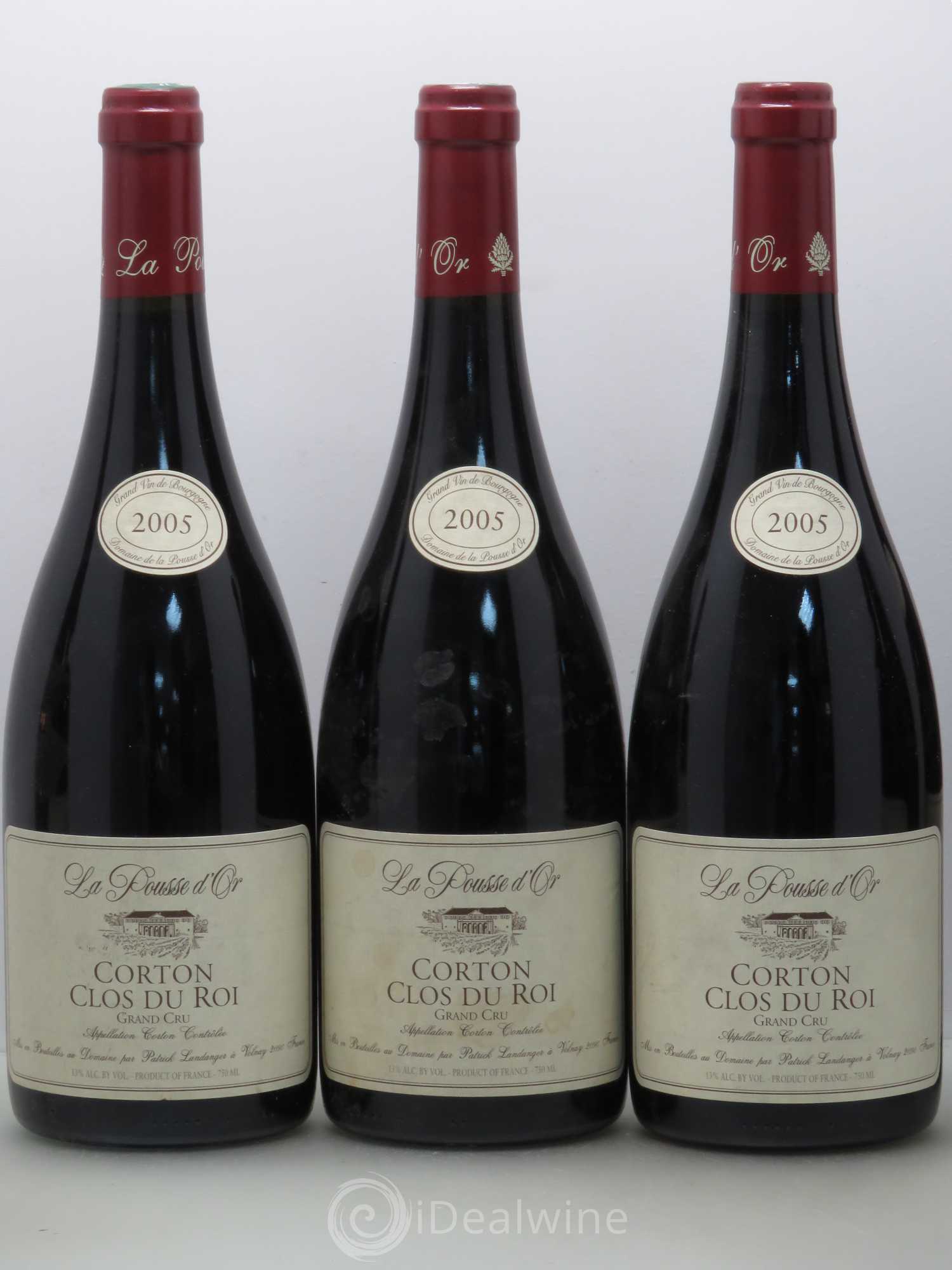 Corton Grand Cru Clos du Roi La Pousse d'Or (Domaine de) 2005 - Lot de 6 bouteilles - 1