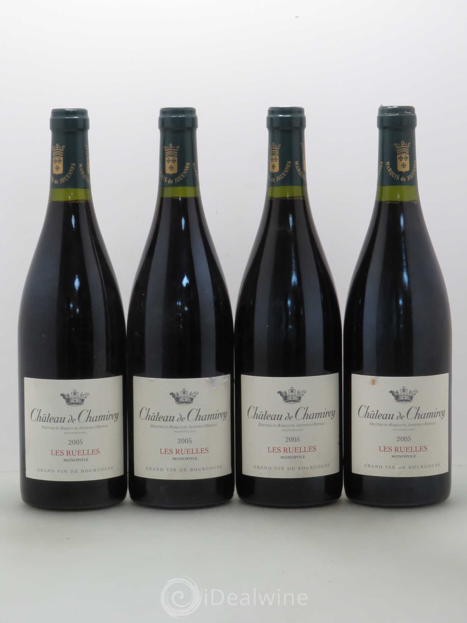Mercurey 1er Cru Châteu De Chamirey Les Ruelles 2005 - Posten von 4 Flaschen - 0