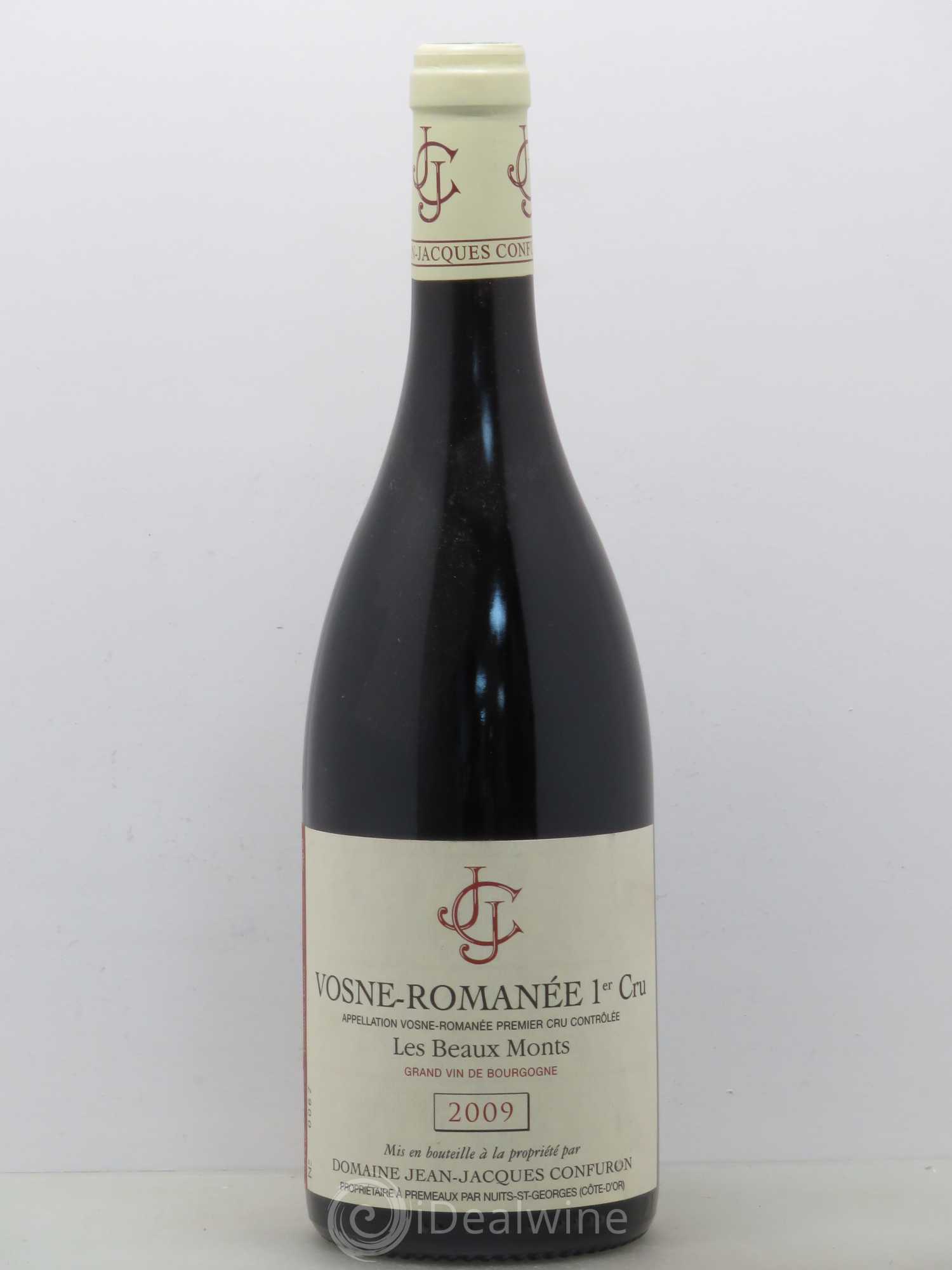 Vosne-Romanée 1er Cru Les Beaux Monts Jean-Jacques Confuron 2009 - Lot de 1 bouteille - 0