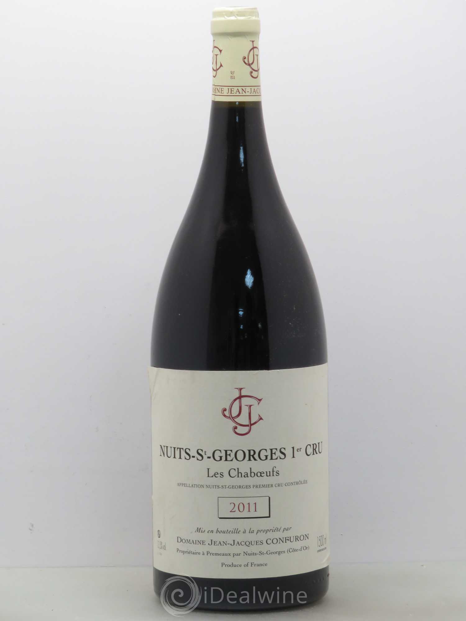 Nuits-Saint-Georges 1er Cru Les Chaboeufs Jean-Jacques Confuron 2011 - Lot de 1 magnum - 0