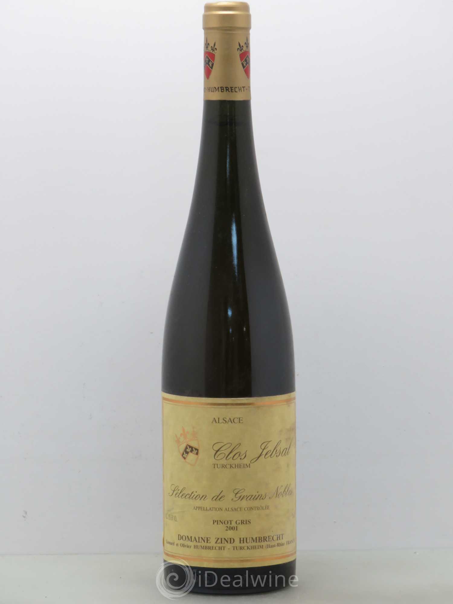 Alsace Pinot Gris Clos Jebsal Zind-Humbrecht (Domaine) Selection de Grains Nobles 2001 - Posten von 1 Flasche - 0