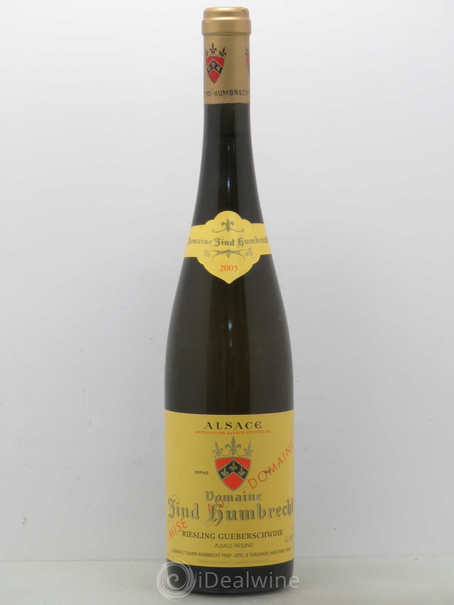 Riesling Domaine Zind Humbrecht Gueberschwihr 2005 - Lotto di 1 bottiglia - 0